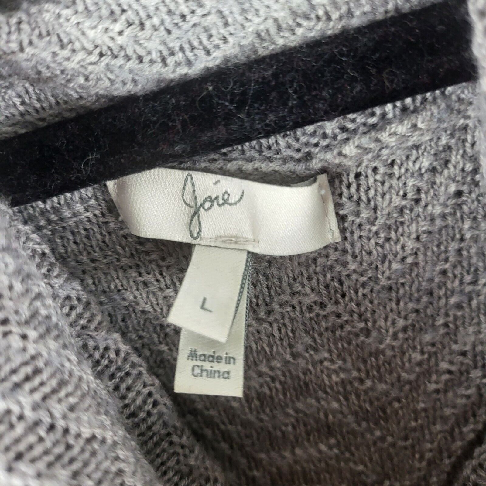 Joie Joie Cowl Neck Sweater L Womens Wool Cashmere Blend Grey Size L / US 10 / IT 46 - 10 Thumbnail