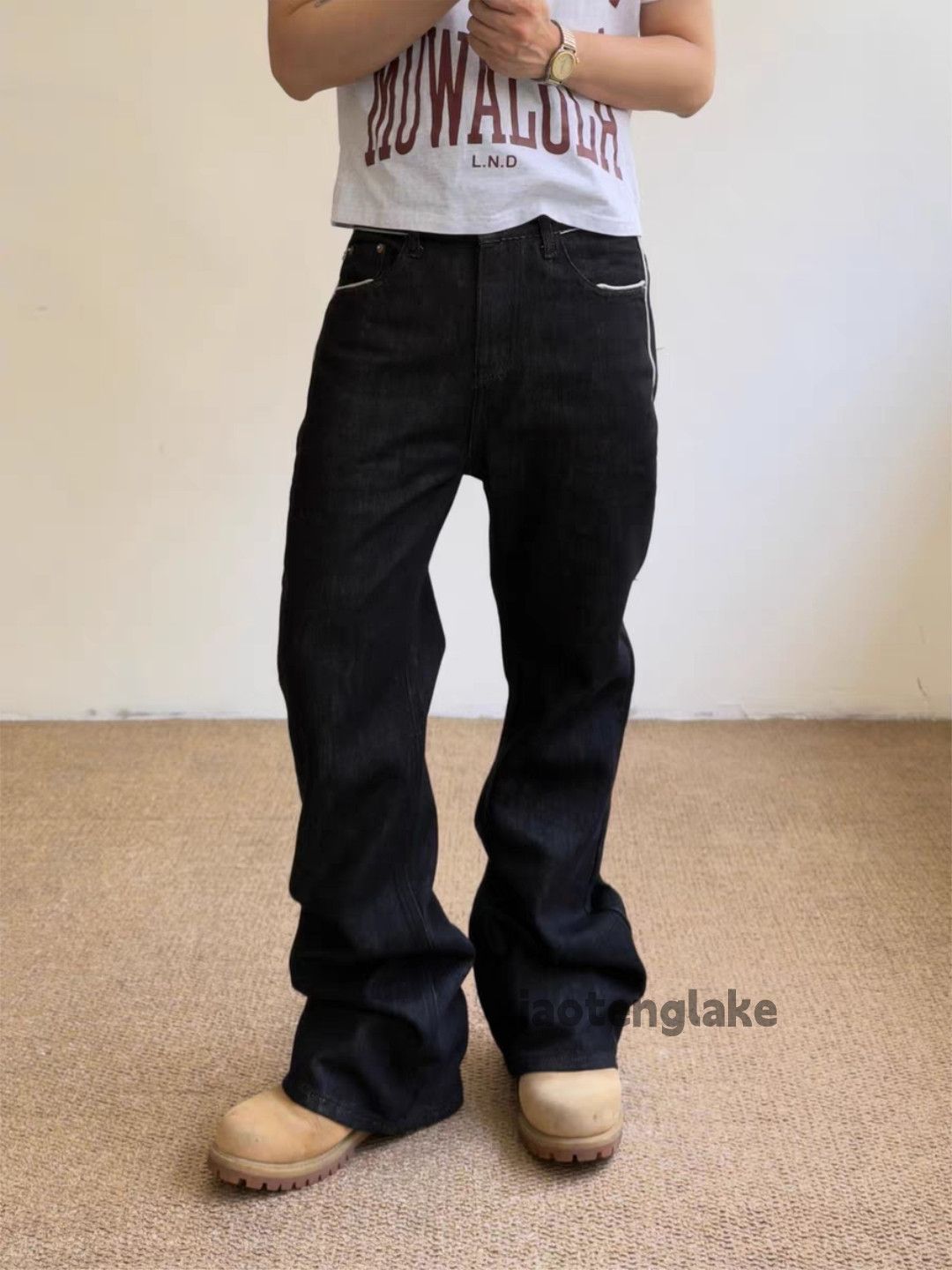 Jean xz asaprocky travisscott style punk grunge denim jeans Size US 30 / EU 46 - 2 Thumbnail