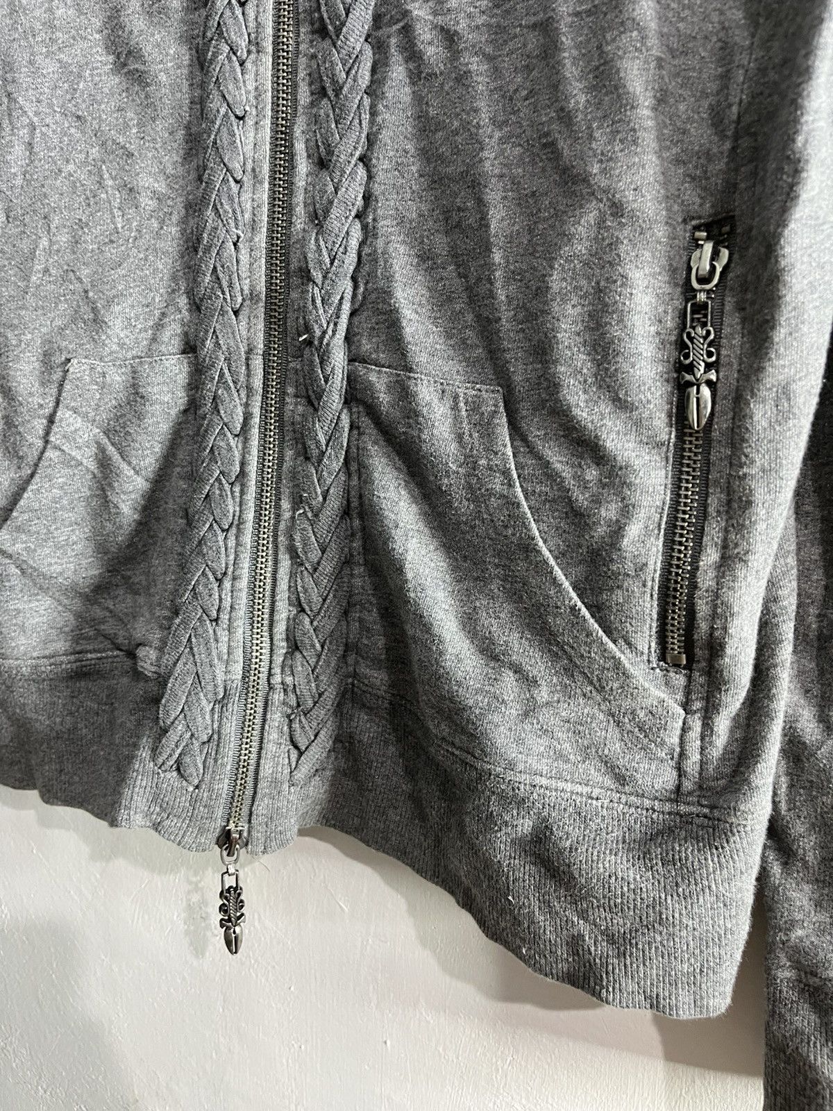 Japanese Brand 2000s army of no! Skull embroidery hoodie Size US M / EU 48-50 / 2 - 6 Thumbnail