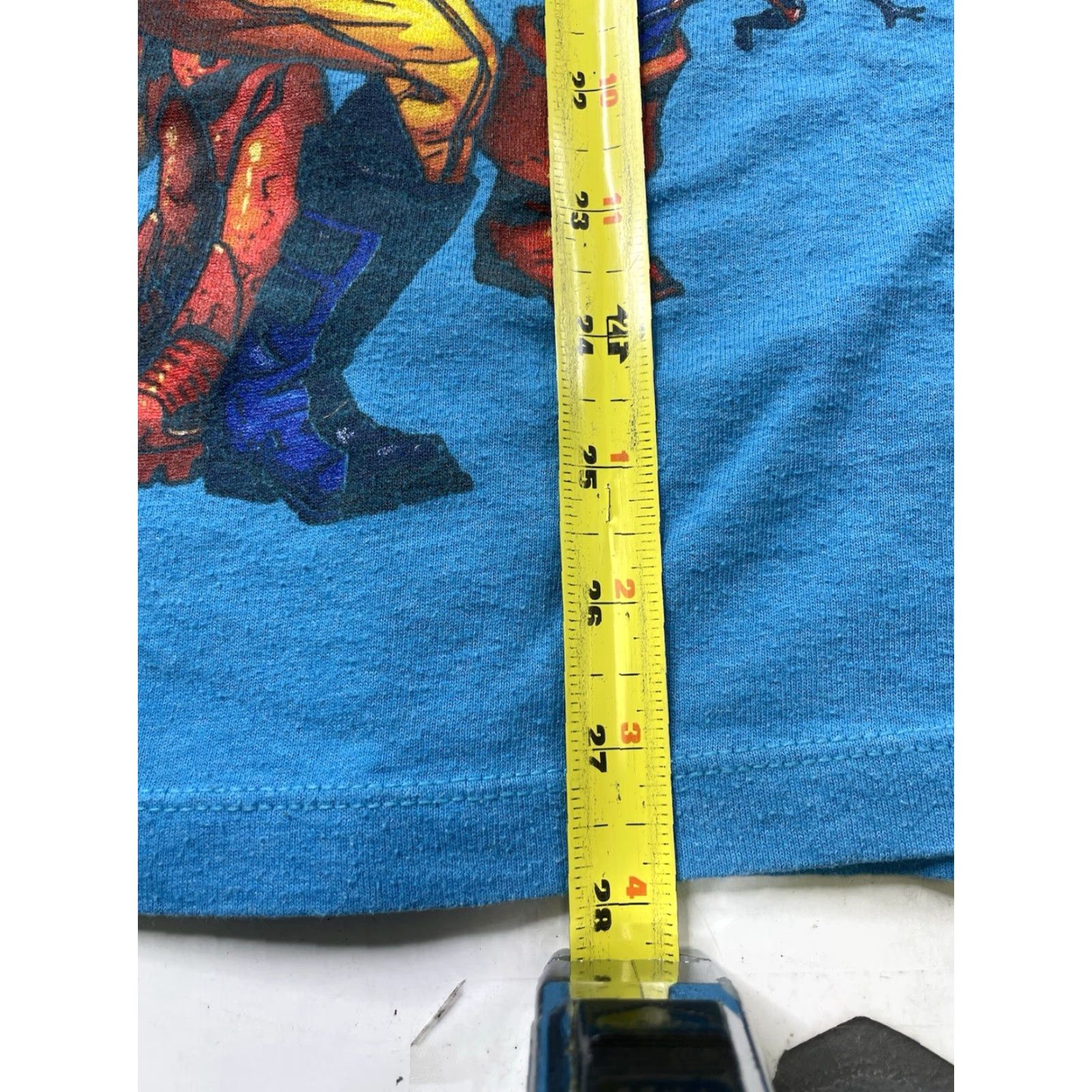 Mad Engine VINTAGE Mad Engine Marvel Super Heroes Universe Comics T-Shirt Medium M Blue Cotton Graphic Logo Size US M / EU 48-50 / 2 - 4 Thumbnail