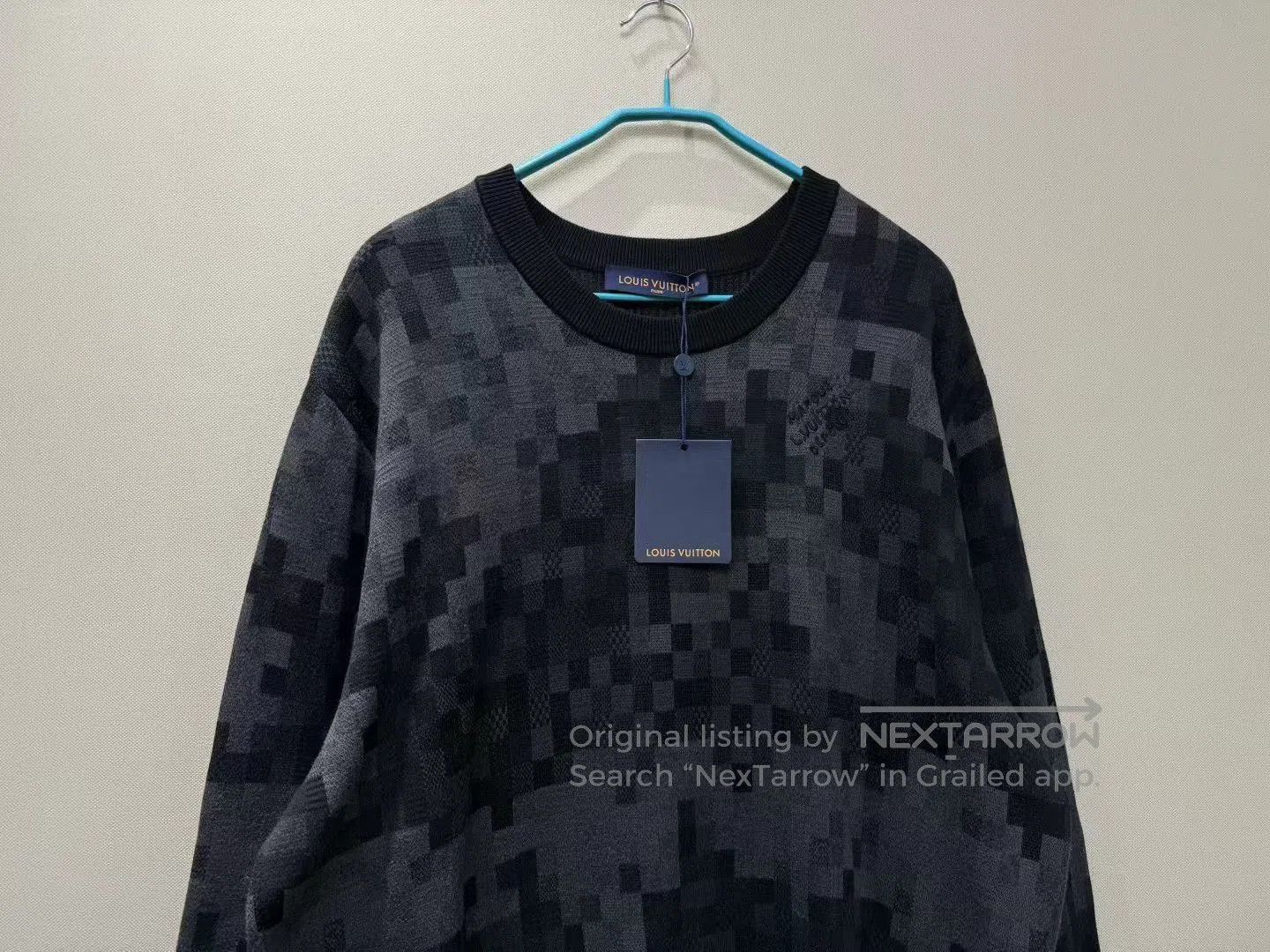 Louis Vuitton Louis Vuitton Mosaic Logo Sweater. Size US XL / EU 56 / 4 - 2 Thumbnail