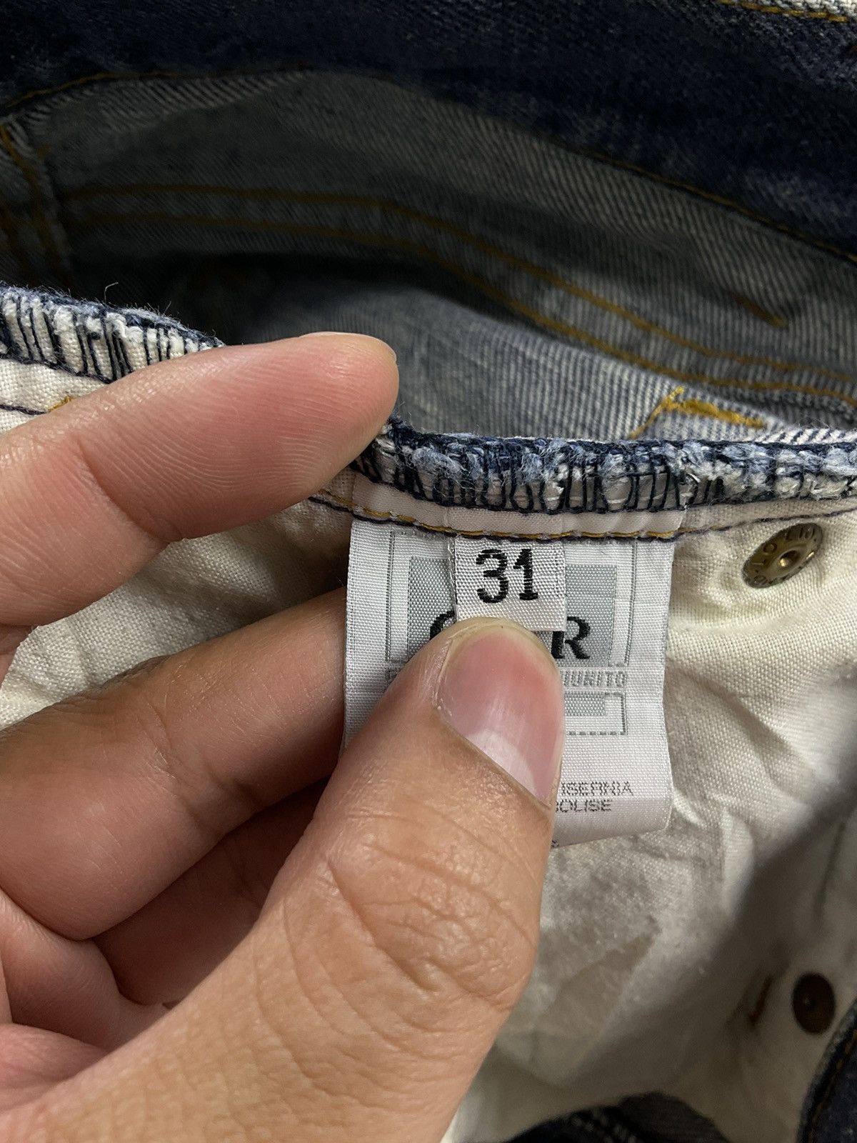 Helmut Lang Helmut Lang 1997 Denim Cargo Pants Size US 31 - 12 Thumbnail