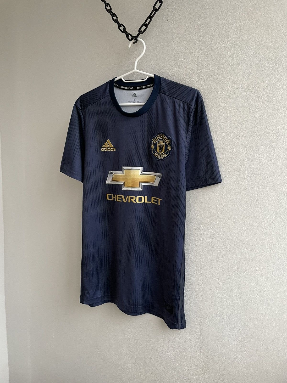Adidas Manchester United 2018 2019 Football Shirt Soccer Jersey Size US S / EU 44-46 / 1 - 2 Thumbnail