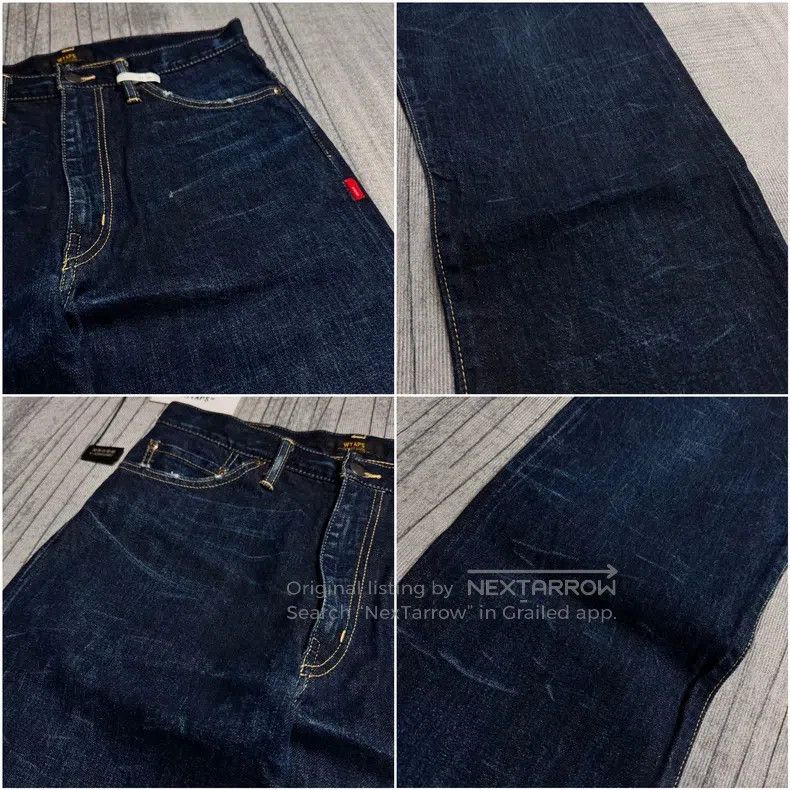 Wtaps Wtaps size M Color wash loose straight jeans Size US 38 / EU 54 - 3 Thumbnail