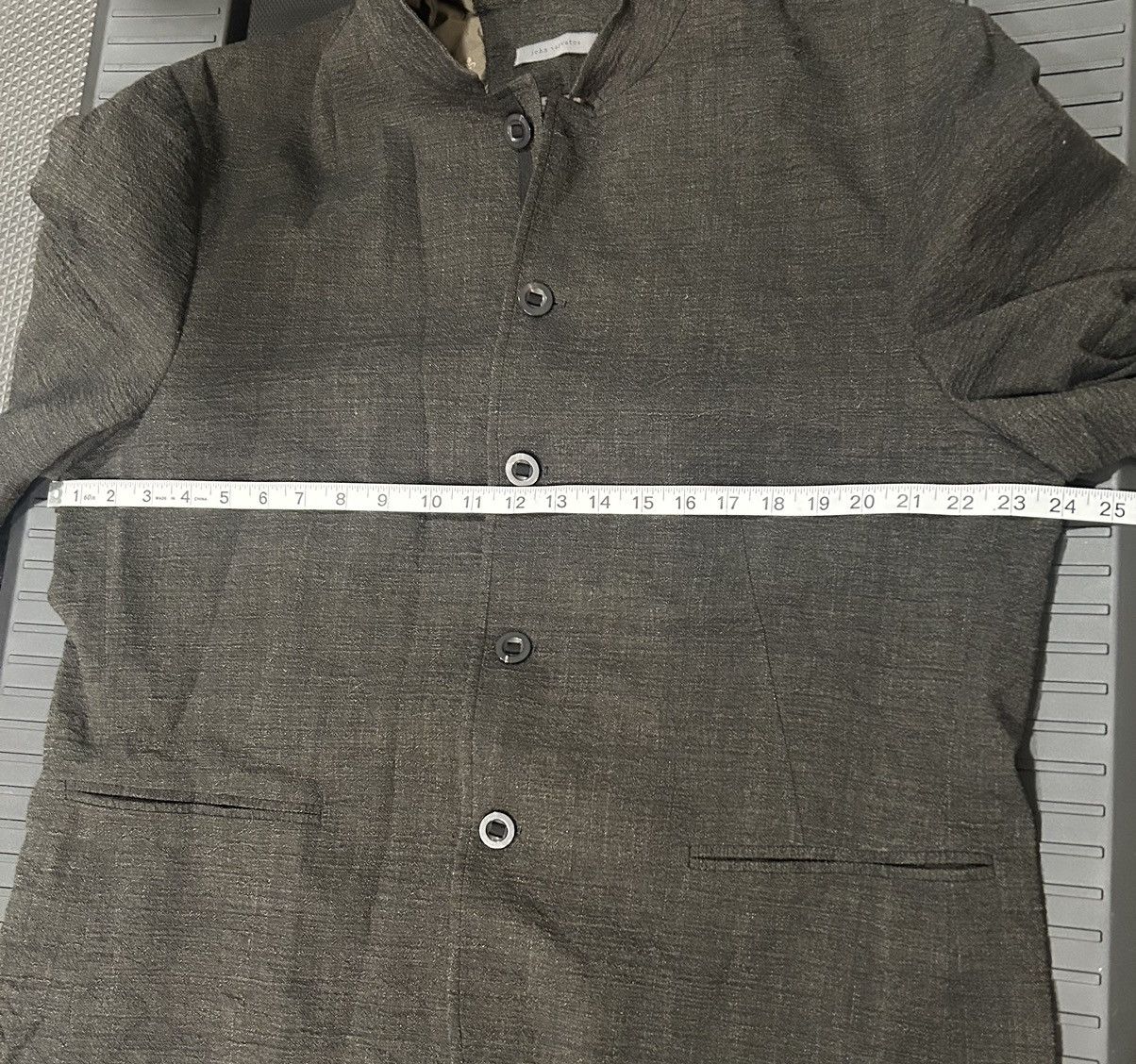 John Varvatos John Varvatos f22 Italy linen blend blazer avante garde ERD Size 54R - 8 Thumbnail