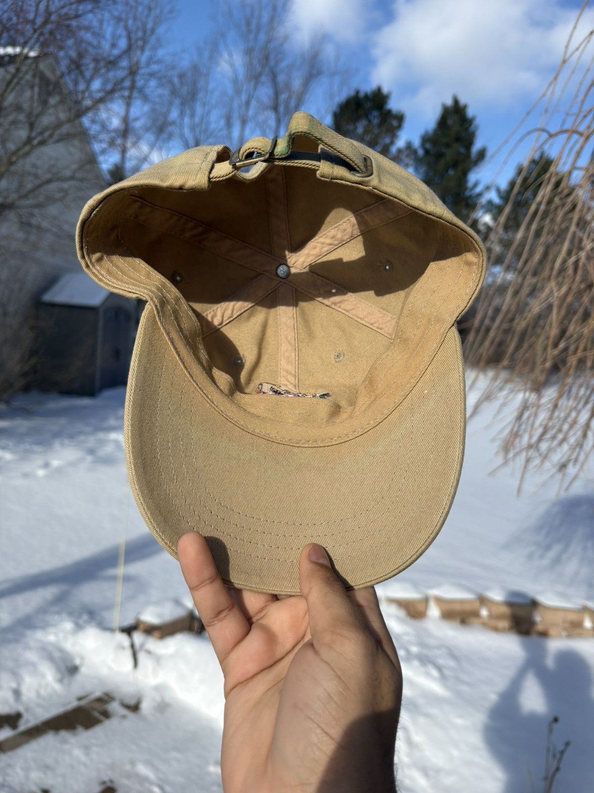 Other Vintage 90s Winnie the Pooh Embroidered Strapback OSFA Hat Size ONE SIZE - 7 Thumbnail