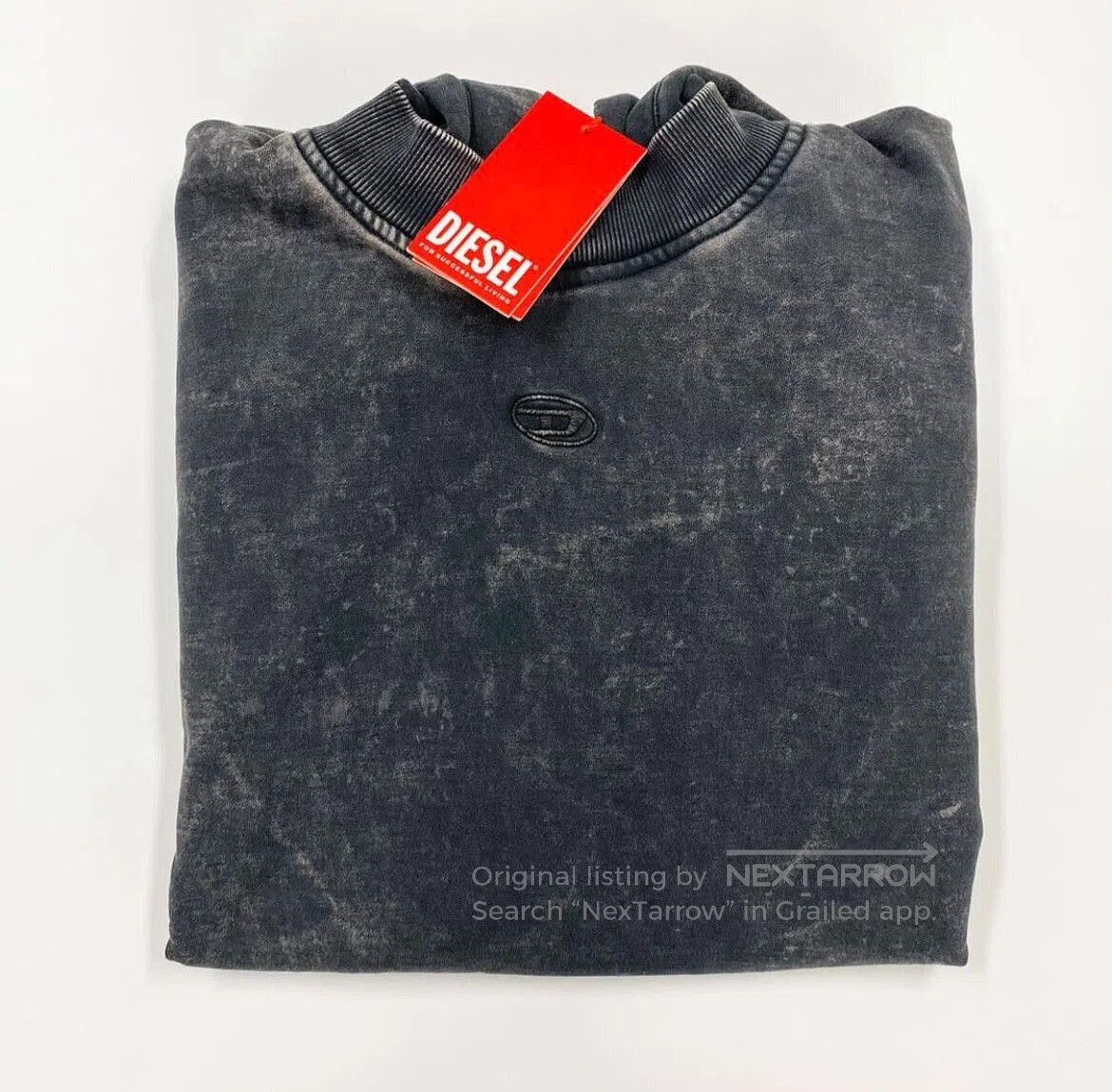 Diesel Diesel Mud Dyed Dirty Fit Sweatshirt. Size US L / EU 52-54 / 3 - 3 Thumbnail