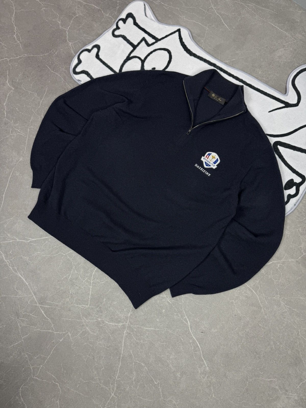 Loro Piana Loro Piana Half-Castle Rare Club Hazeltine Size L Dark Blue Size US L / EU 52-54 / 3 - 1 Thumbnail