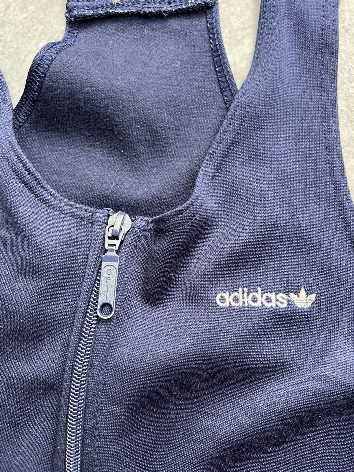 Adidas Vintage 80s Adidas West Germany Blue Navy Sweatpants Size US 30 / EU 46 - 4 Thumbnail