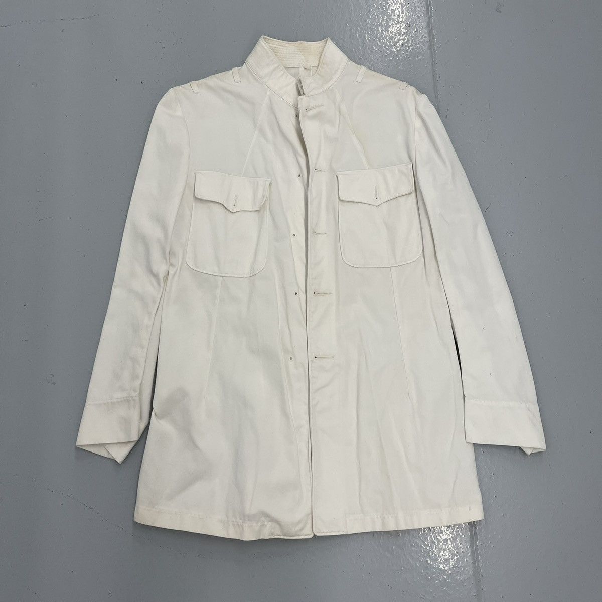 Other Vintage WW2 US Navy White Service Dress Shirt Jacket Size US S / EU 44-46 / 1 - 1 Thumbnail