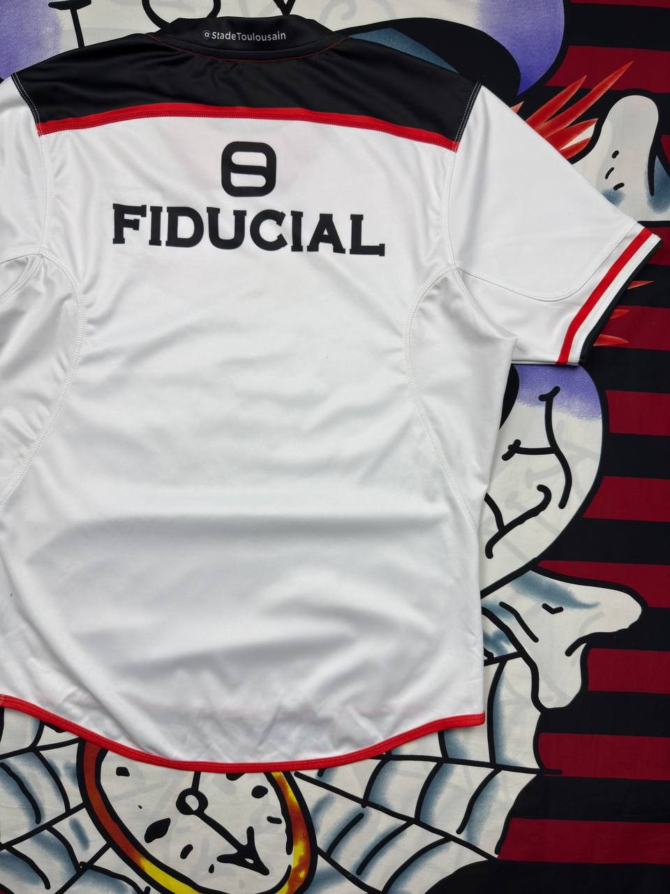 Other BLK Maillot rugby Stade Touluosain Toulouse home Jersey Size US M / EU 48-50 / 2 - 9 Thumbnail