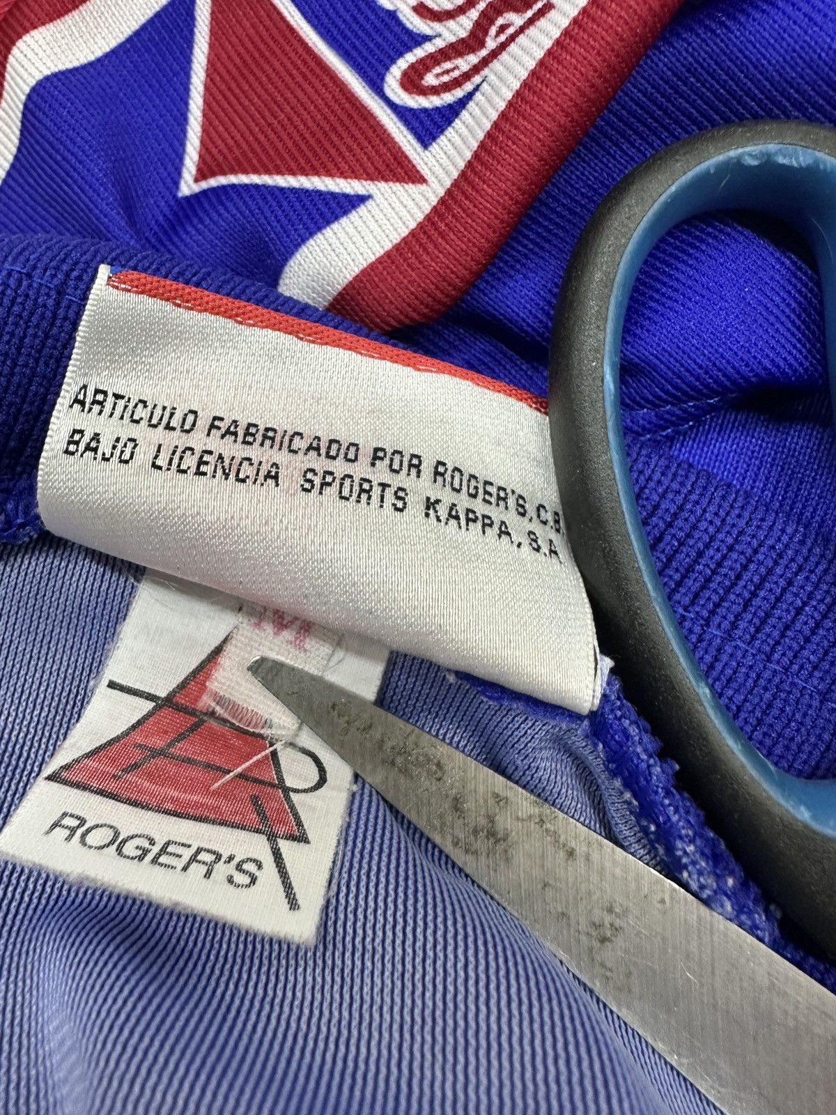 Kappa Vintage Football Jersey Barcelona player rare Stoichkov 8 Size US M / EU 48-50 / 2 - 6 Thumbnail