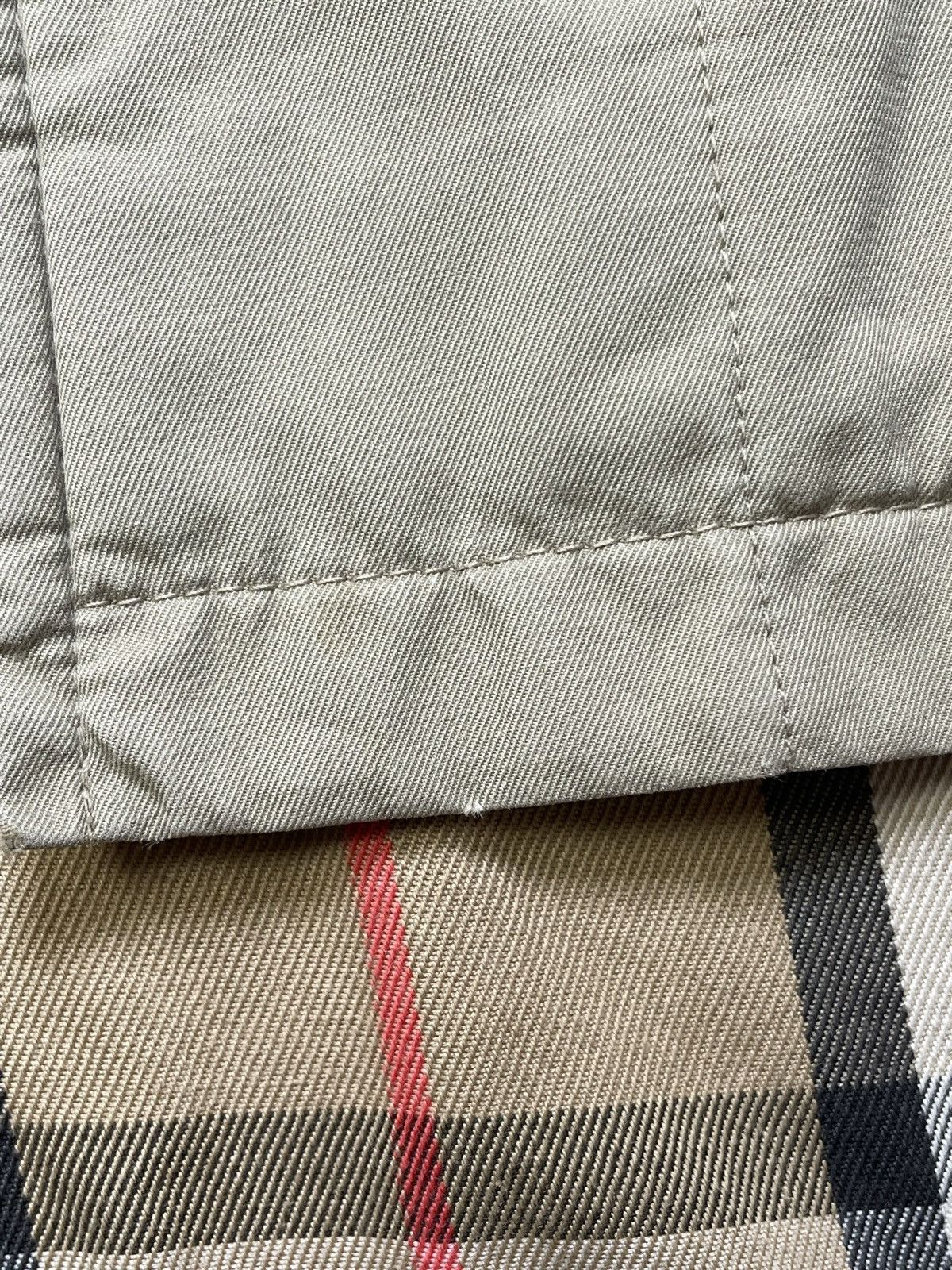Burberry Burberry Vintage Nova Check Single Breasted Trench Coat Size US L / EU 52-54 / 3 - 5 Thumbnail