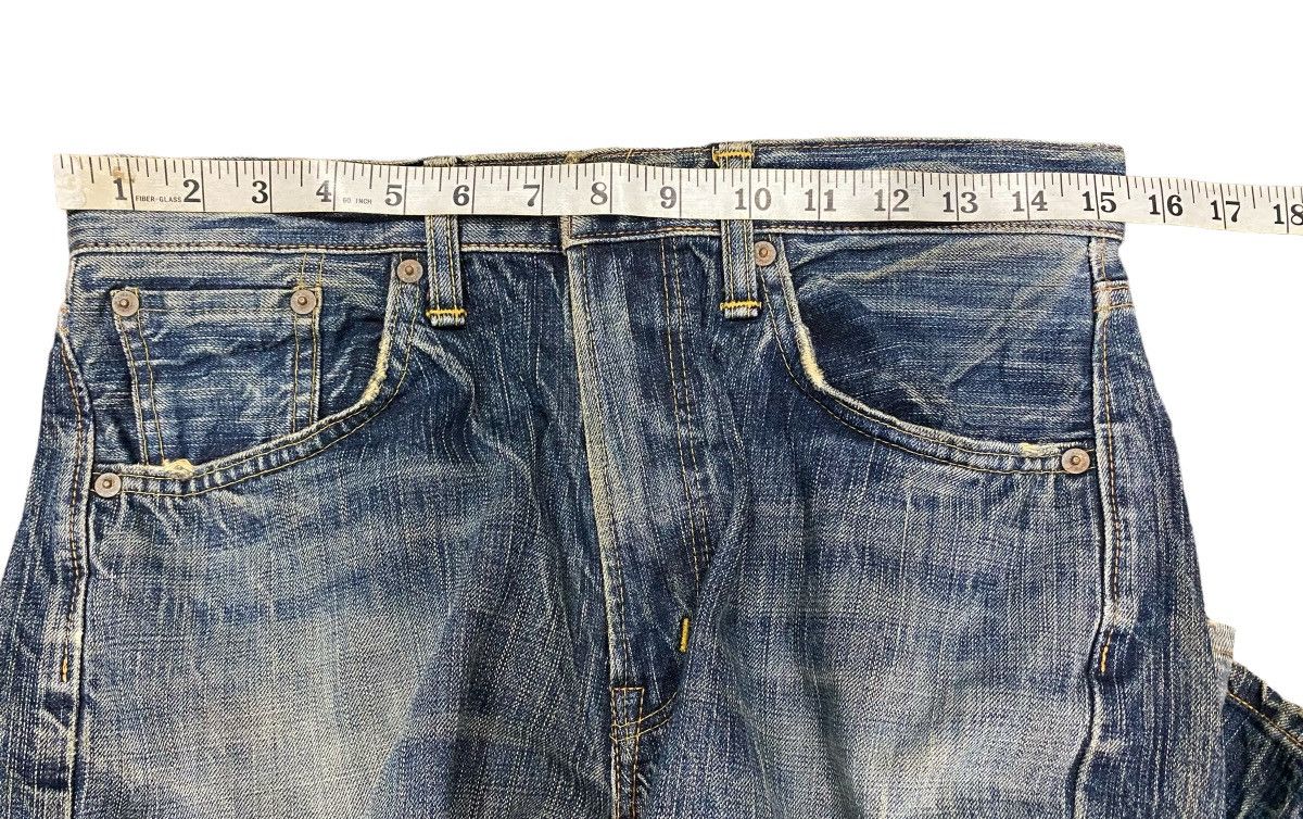 Edwin Vintage EDWIN Distressed Redline 505zx W30” Size US 29 - 22 Thumbnail