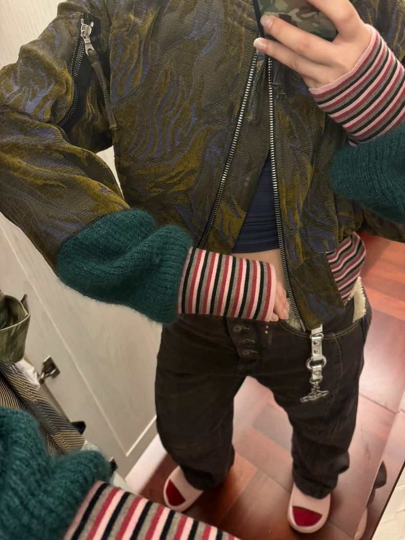 Vivienne Westwood vivienne westwood Tiger pattern horsehair bomber short jac Size S / US 4 / IT 40 - 3 Thumbnail