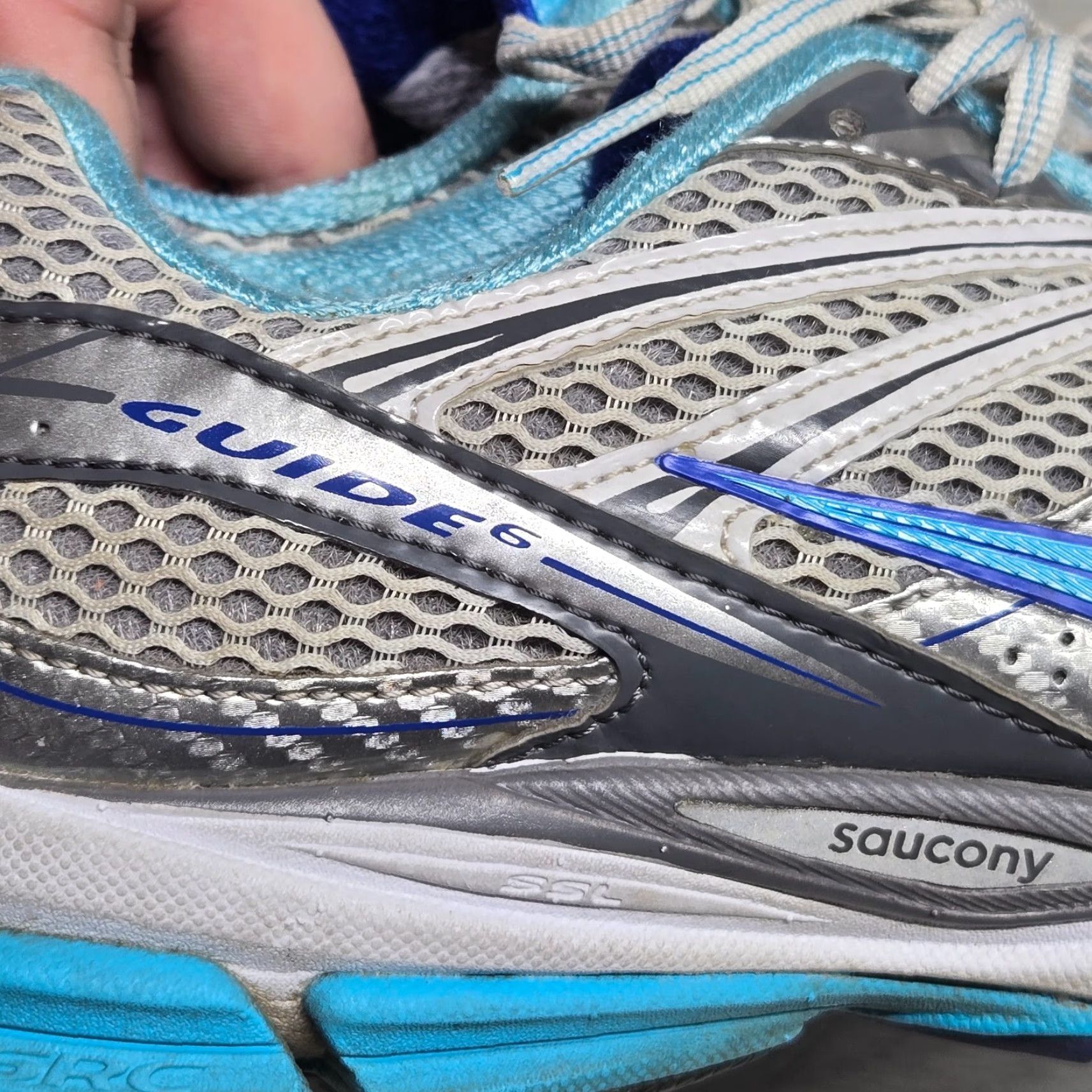 Saucony Saucony Guide 6 Running Shoes Saucony Guide 6 Running Shoes Gray Low Top Lace Up Adult Womens Size 8.5 Size M / US 6-8 / IT 42-44 - 8 Thumbnail