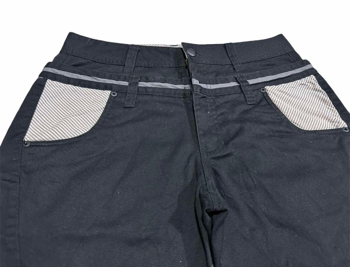 Hysteric Glamour × If Six Was Nine × Japanese Brand 🔥Sick Y2K Oilcake Double Waist Shorts Size US 32 / EU 48 - 2 Thumbnail