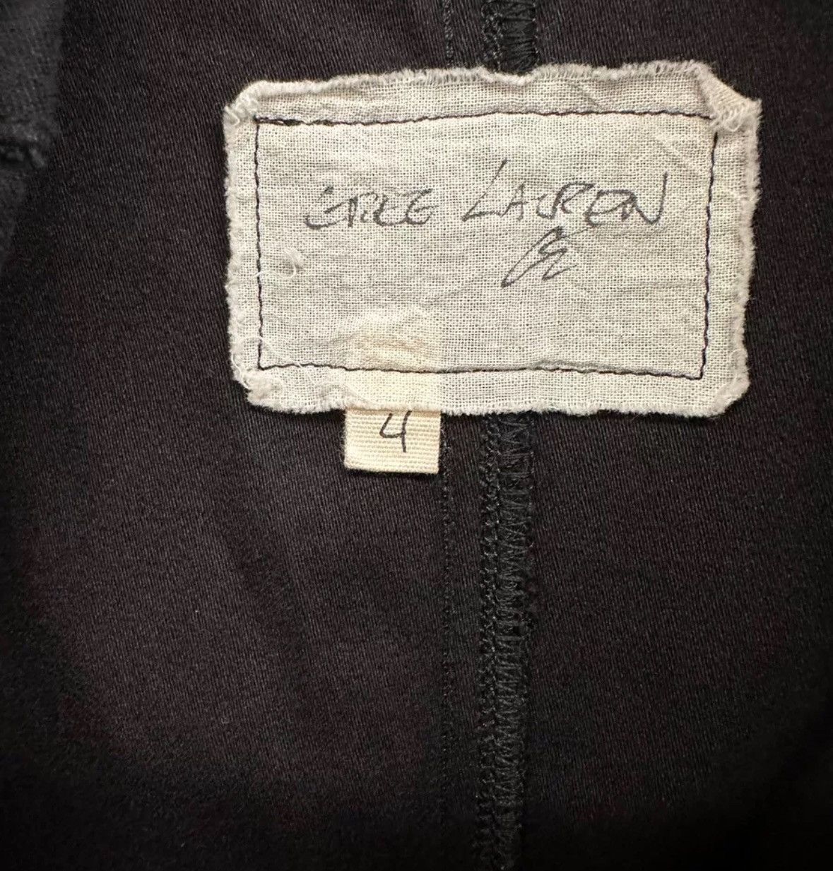 Greg Lauren Greg Lauren Black Long Coat2412-Nextarrow Size US XL / EU 56 / 4 - 4 Thumbnail