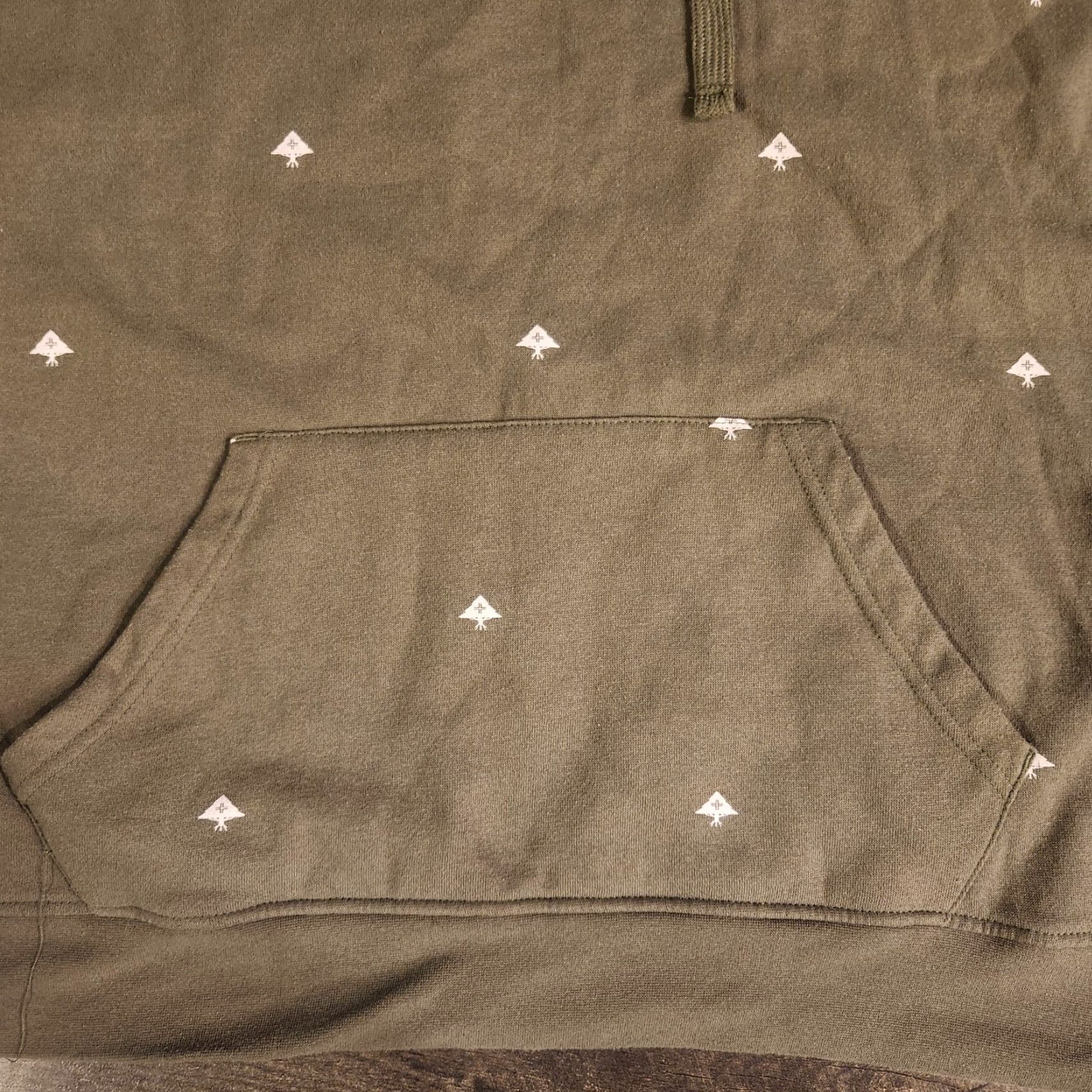 Roots LRG Roots Hoodie Sweatshirt Unisex Adults 3XL Gray Long Sleeve Graphic Print Pullover, Big & Tall, Green AOP Trees, Pre-owned Good Size US XXL / EU 58 / 5 - 2 Thumbnail