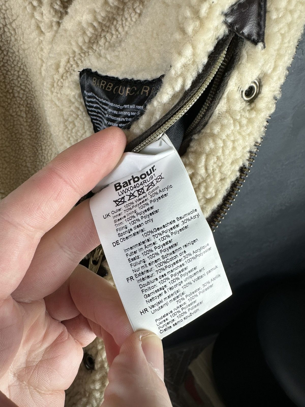 Barbour × Designer Barbour International Margate Wax Jacket Size XL / US 12-14 / IT 48-50 - 18 Thumbnail