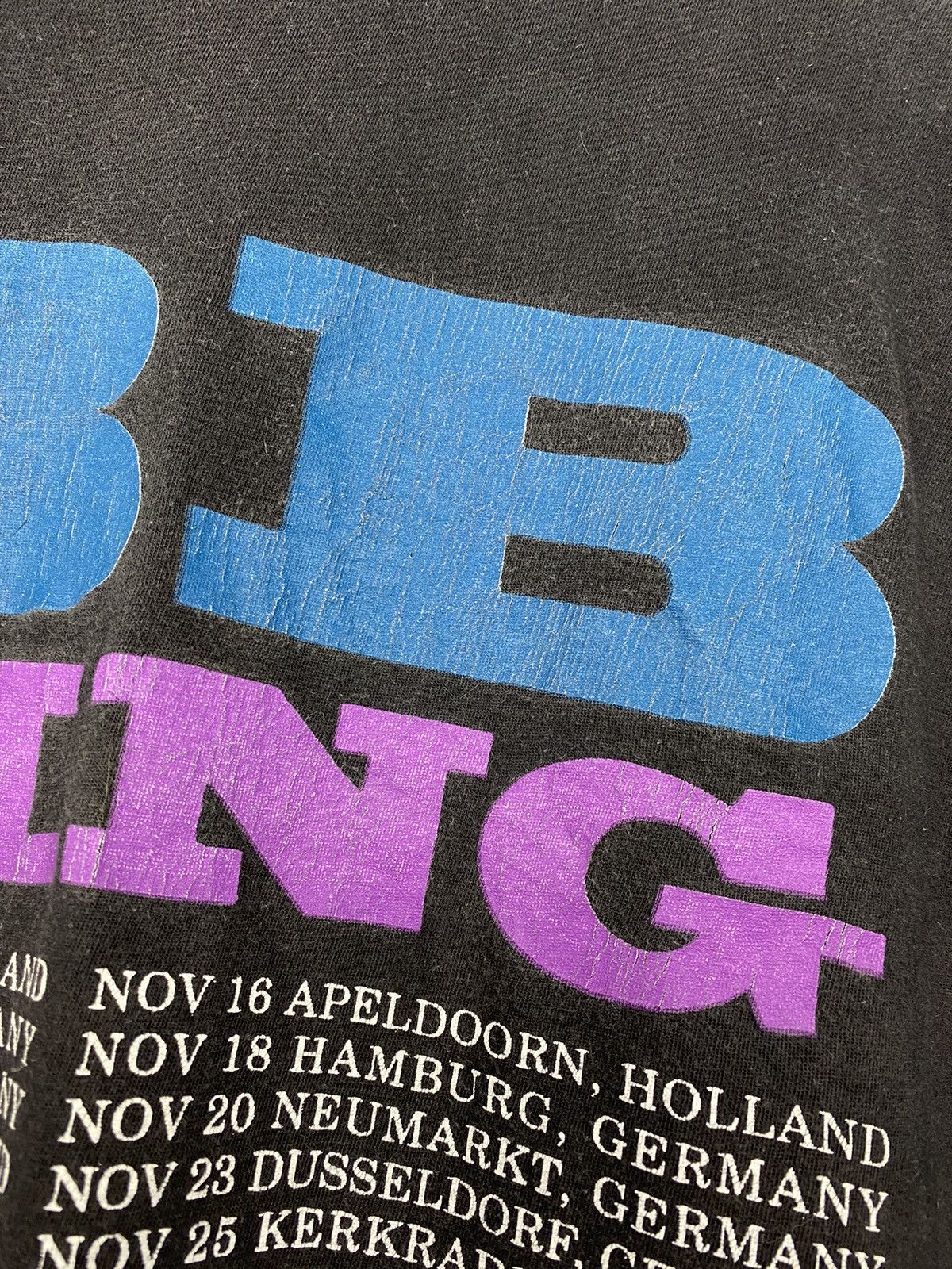 Band Tees Vintage BB King Peace the World Tour Jazz Icon T Shirt Tee Size US L / EU 52-54 / 3 - 10 Thumbnail