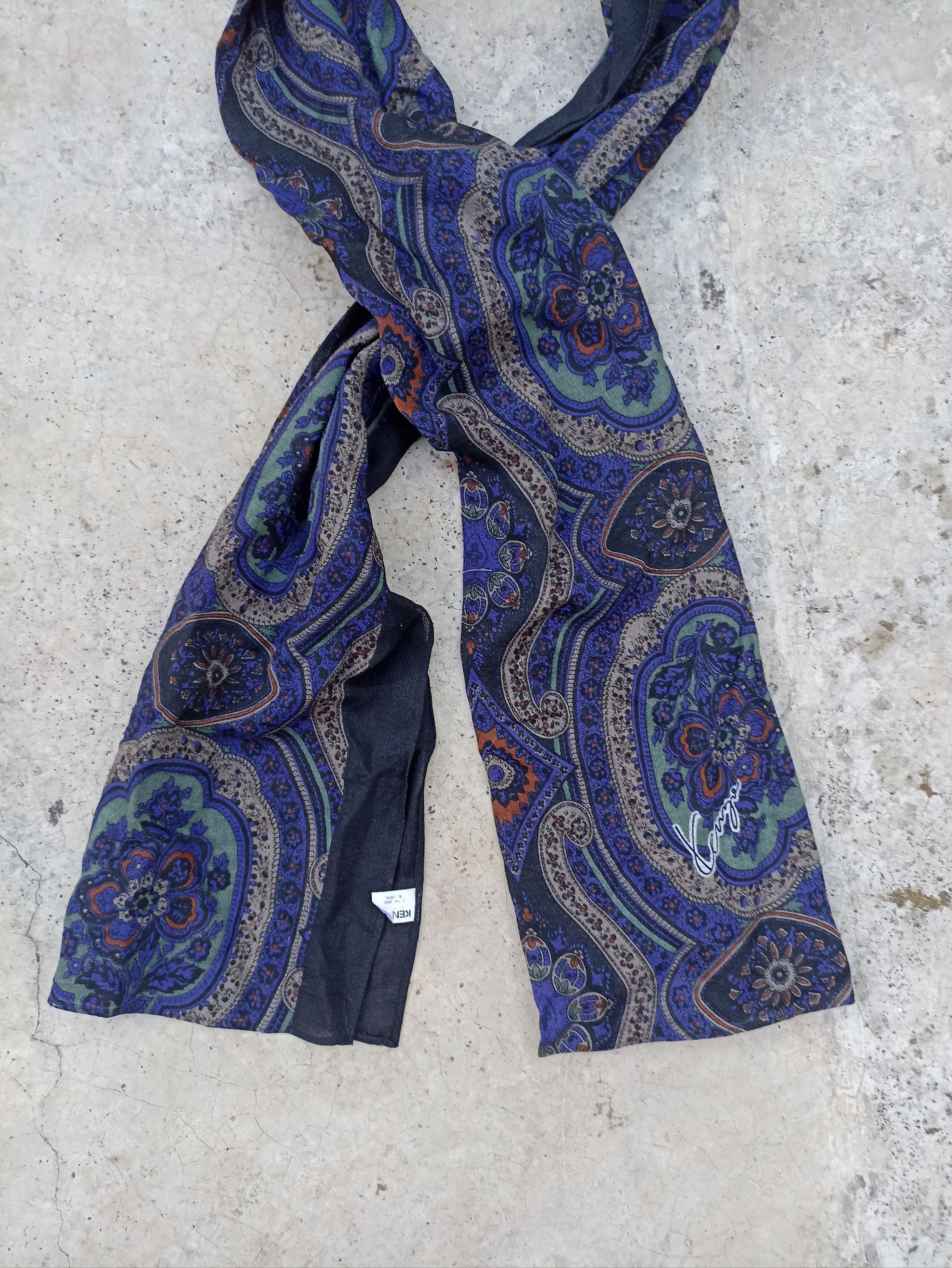 Kenzo Kenzo Scarf kenzo muffler kenzo neckwear Size ONE SIZE - 3 Thumbnail