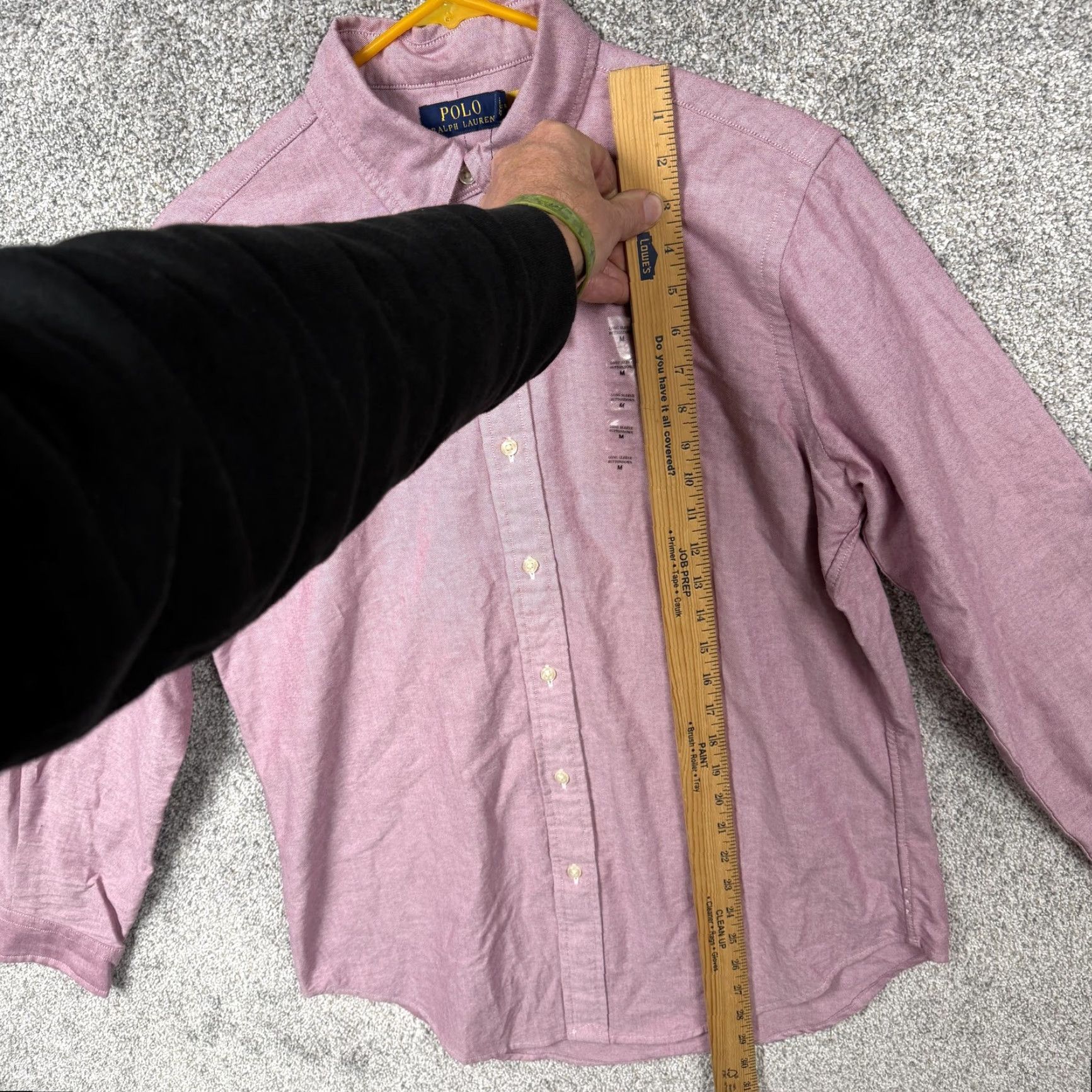 Polo Ralph Lauren Polo Ralph Lauren Shirt M Classic Fit Oxford Button Down Red Mens Long Sleeve Cotton Size US M / EU 48-50 / 2 - 4 Thumbnail