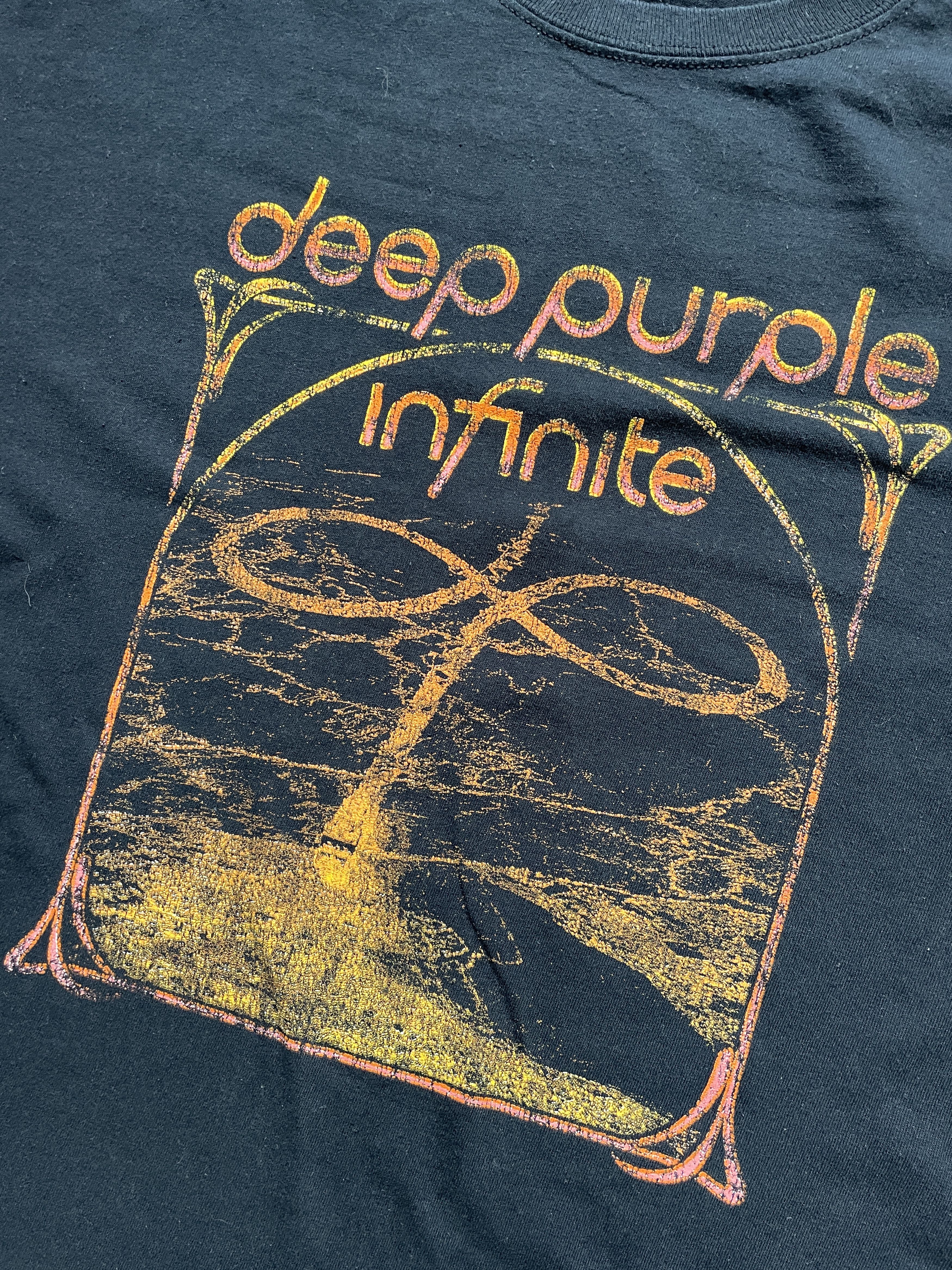Band Tees DEEP PURPLE INFINITE ENGLISH ROCK VIVIENNE TYPE BLACK TEE Size US XL / EU 56 / 4 - 2 Thumbnail