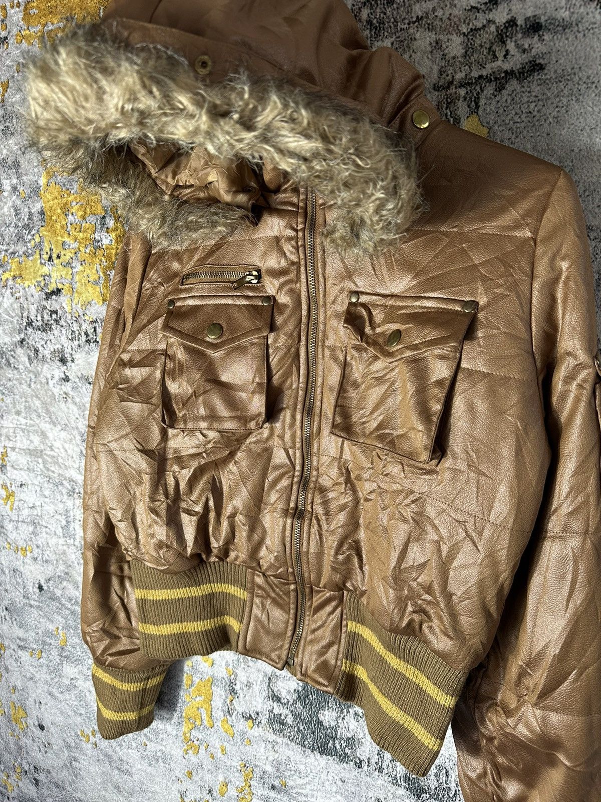 20471120 FUR PUFFER DOWN JACKET WINTER SESSION VERY GOOD CONDITION Size US M / EU 48-50 / 2 - 3 Thumbnail