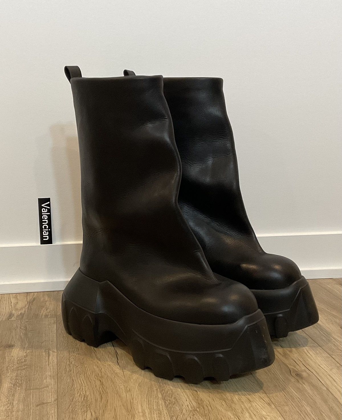 Rick Owens Rick Owens Flared Mega Tractor Boots - Size 43 Size US 10 / EU 43 - 1 Thumbnail
