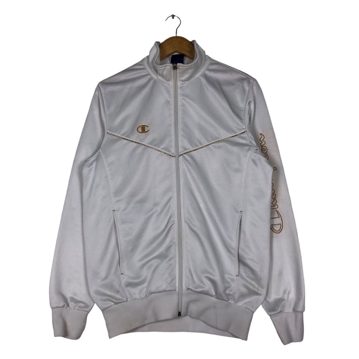Champion × Vintage Vintage Sweater Champion White Streetwear Small Size US S / EU 44-46 / 1 - 1 Thumbnail