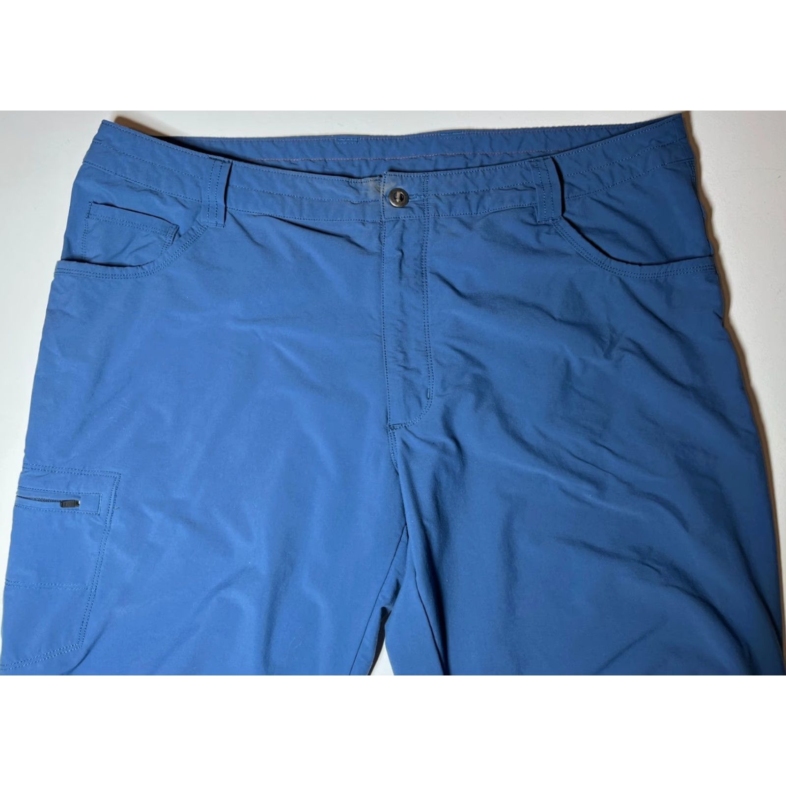 Patagonia Patagonia Men's Quandary Pants 55175 Hiking Outdoors Size 40 Blue Cotton Blend 31.5in Inseam Regular Pants Mens Size US 40 / EU 56 - 4 Thumbnail