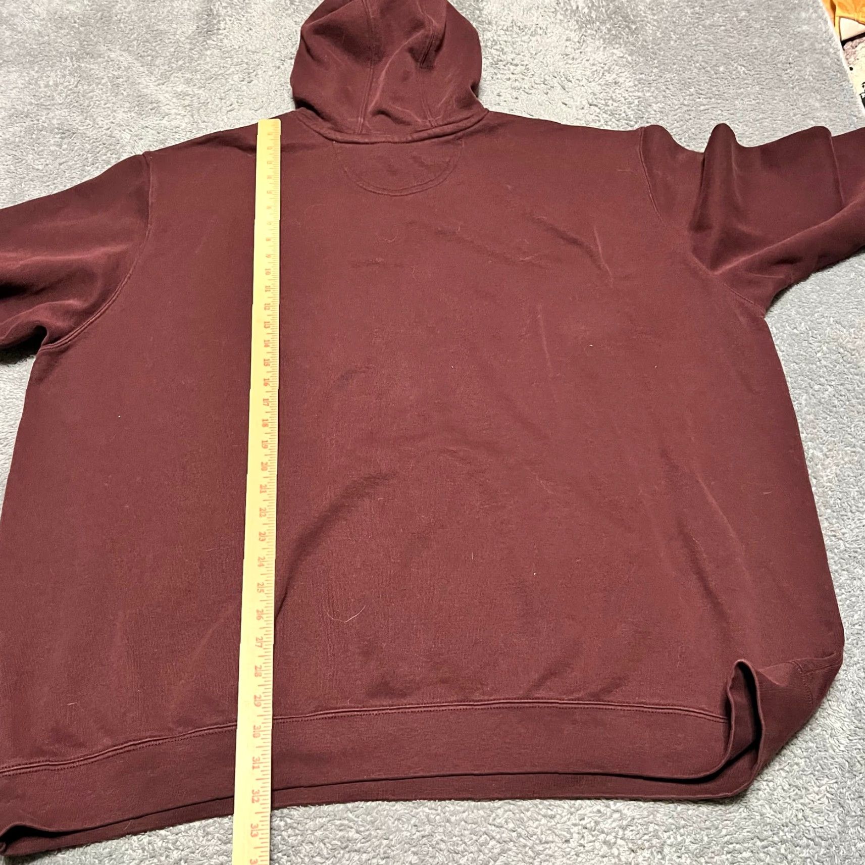 Carhartt Carhartt Hoodie Mens 4XL Relaxed Force Maroon Workwear Sweatshirt Size US XXL / EU 58 / 5 - 6 Thumbnail