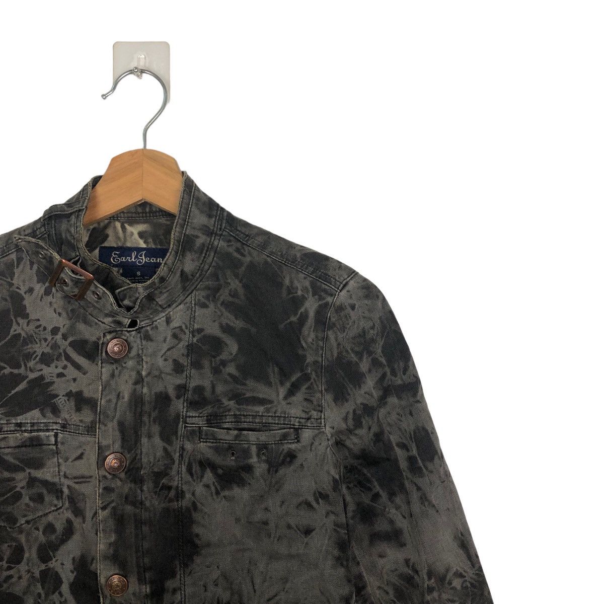 Japanese Brand 🔥VINTAGE CROPPED TRUCKER JACKET EARL JEANS ACID WASH DESIGN Size US S / EU 44-46 / 1 - 5 Thumbnail