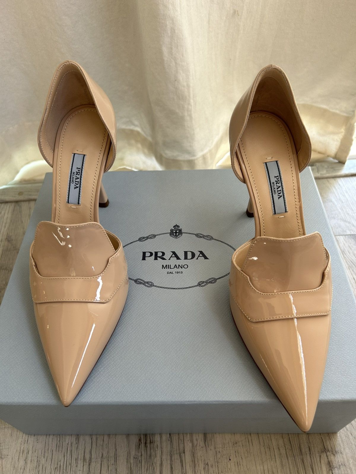 Prada Prada Patent Leather D'Orsay Pumps Size US 6.5 / IT 36.5 - 2 Thumbnail