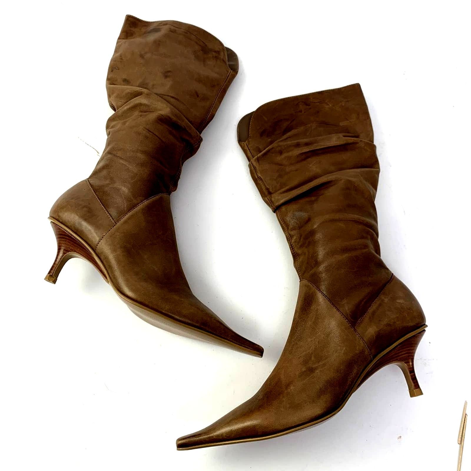 Designer NWOT Diba Point Toe Mid Calf Heel Boots - 7 Size US 7 / IT 37 - 1 Thumbnail