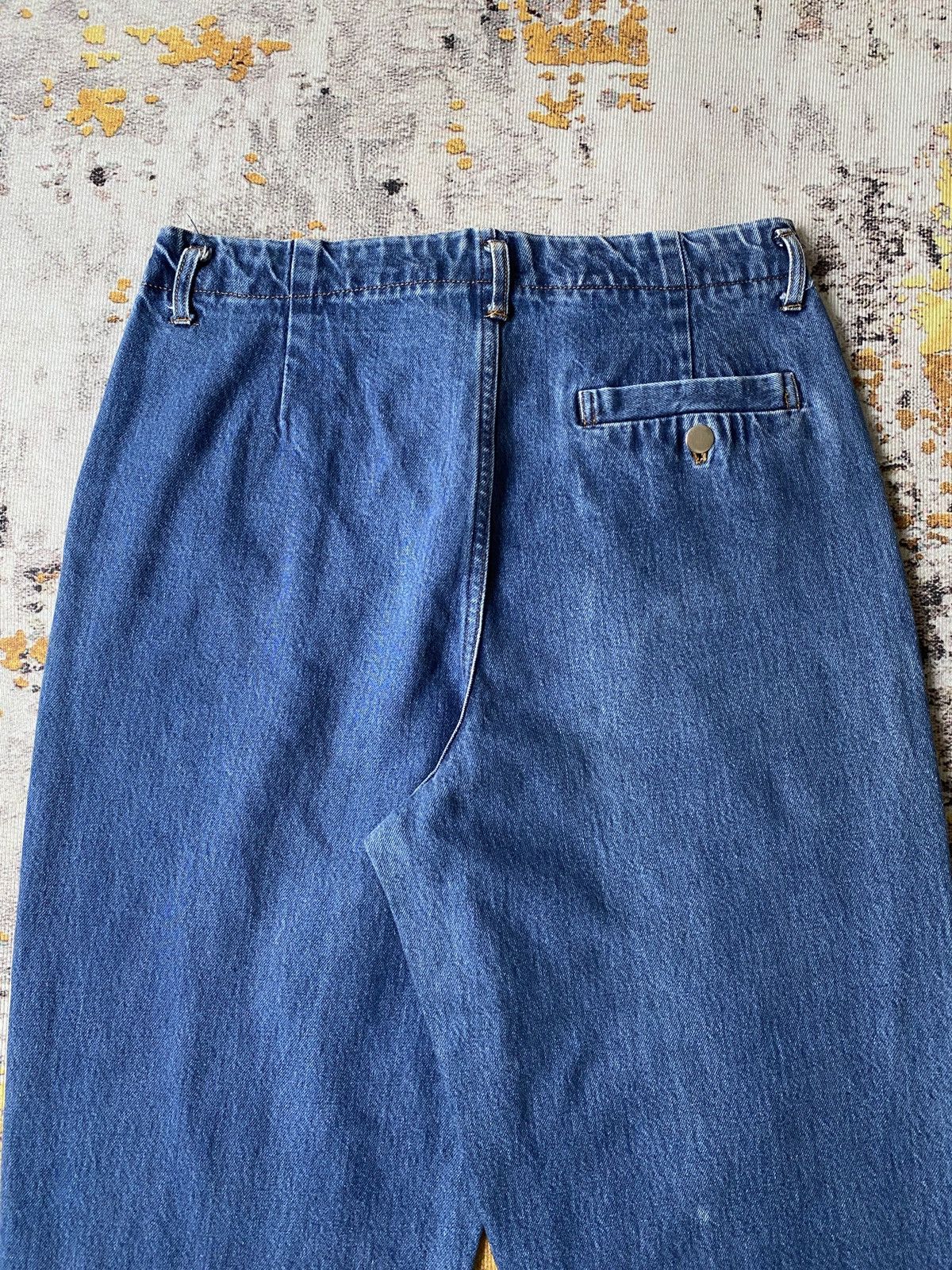 Comme des Garcons Homme Vintage 80’s Comme Des Garcons Homme Cropped Baggy Jeans Size US 31 - 10 Thumbnail