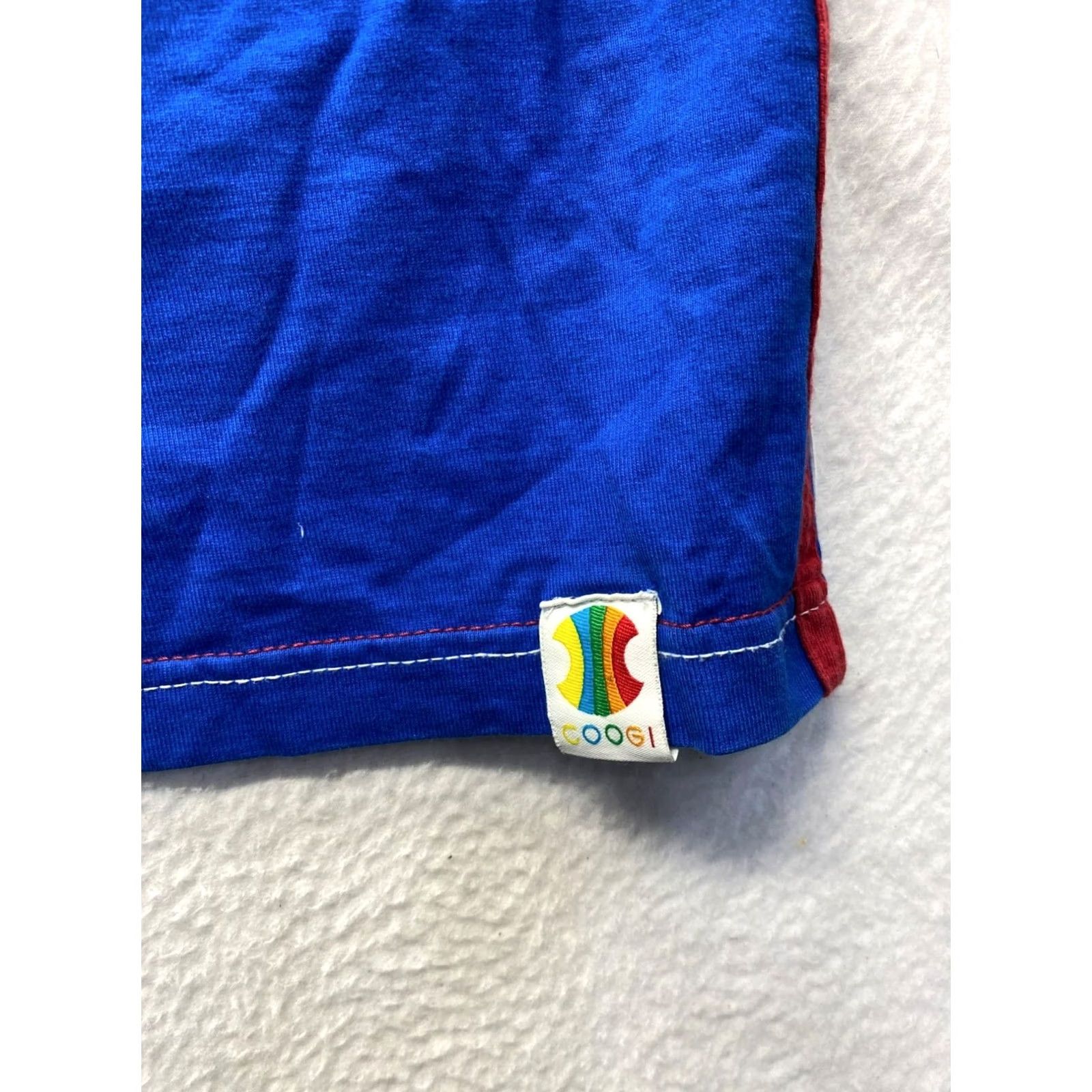 Coogi VINTAGE Men’s Coogi T-Shirt 5XL Blue 90s Embroidery Front Back 34.5” Length Mens shirt Size US XXL / EU 58 / 5 - 3 Thumbnail