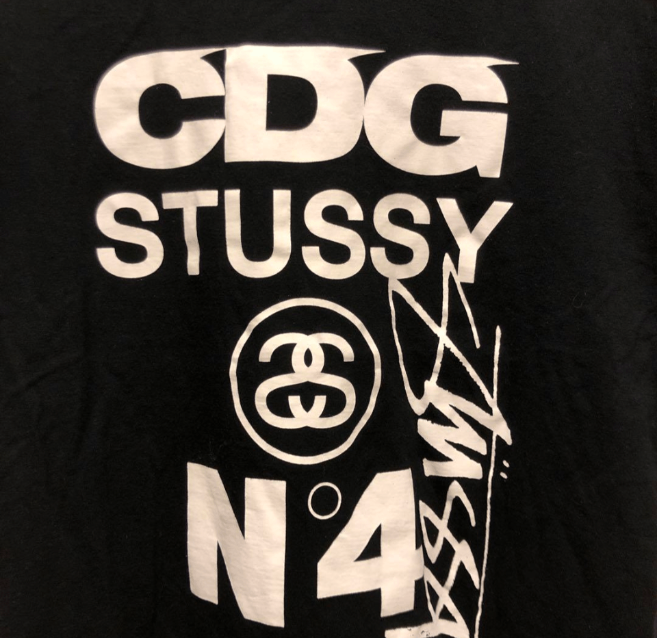 CDG by Comme des Garcons × Stussy CDG STUSSY collaboration T-shirt XL 2021 Size US XL / EU 56 / 4 - 3 Thumbnail