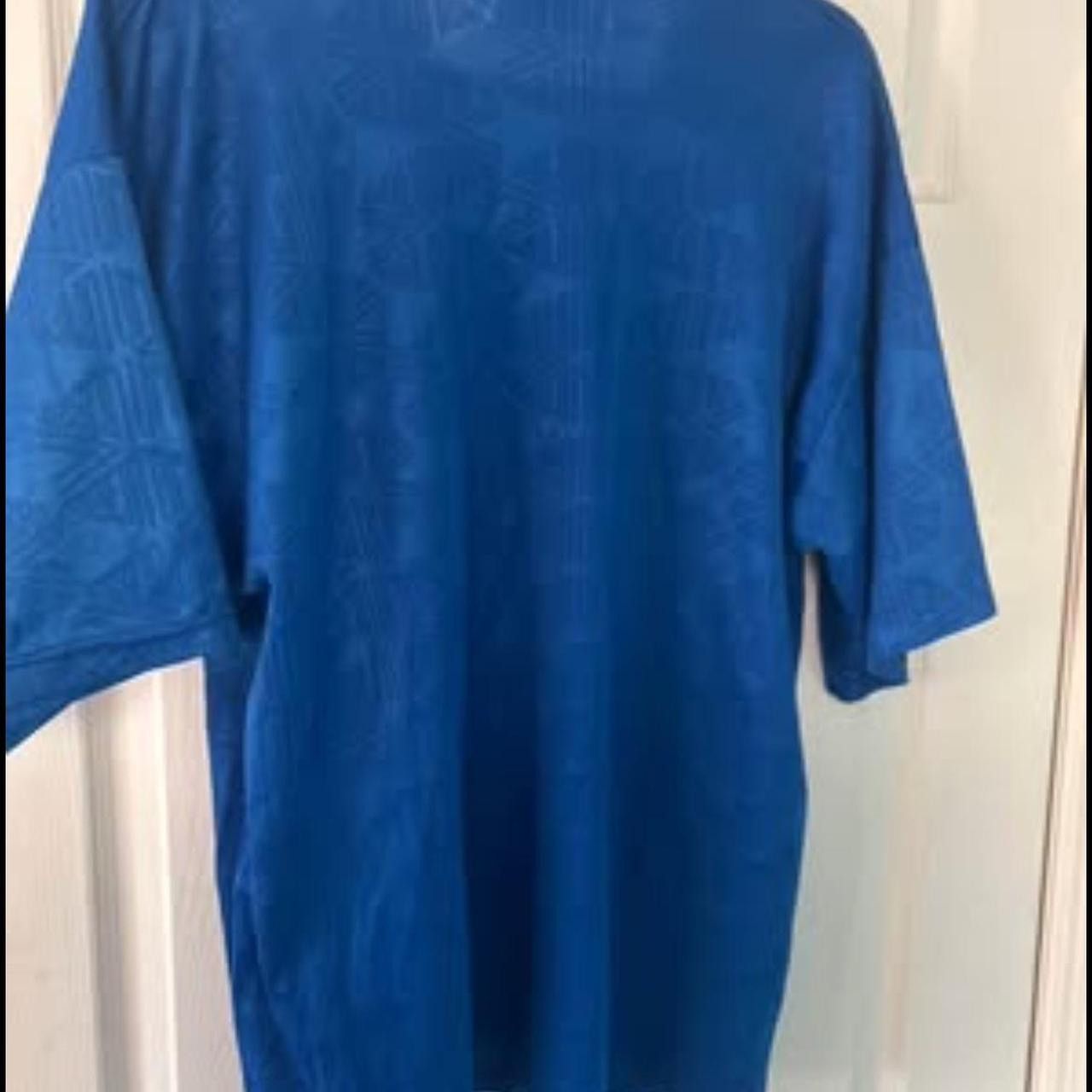 Umbro Blue Brazil 90’s Retro Jersey Size US M / EU 48-50 / 2 - 4 Thumbnail