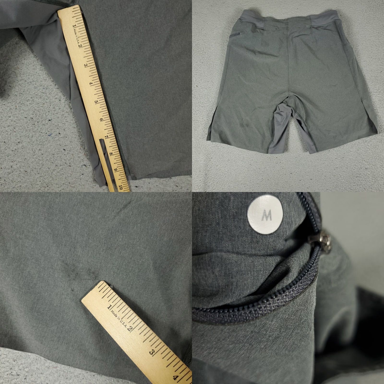 Lululemon Lululemon Shorts Mens Size Medium Gray Lace Tie Stretch Active Size US 31 - 8 Thumbnail