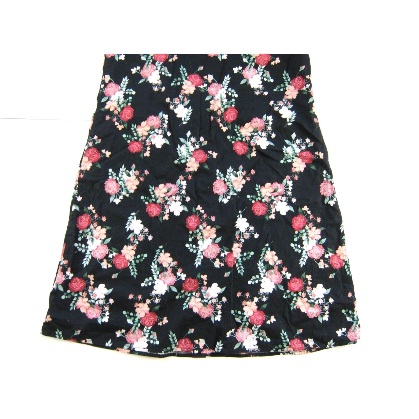 Pinko Yozly Cotton Stretch Black Pink Floral Bird Button Down Pocket House Dress Small Size S / US 4 / IT 40 - 6 Thumbnail