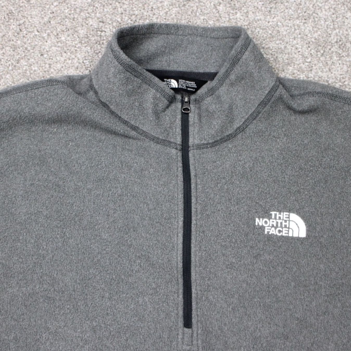 The North Face The North Face Sweatshirt Mens XL Gray Glacier Fleece 1/2 Zip L/S Pullover Size US XL / EU 56 / 4 - 3 Thumbnail