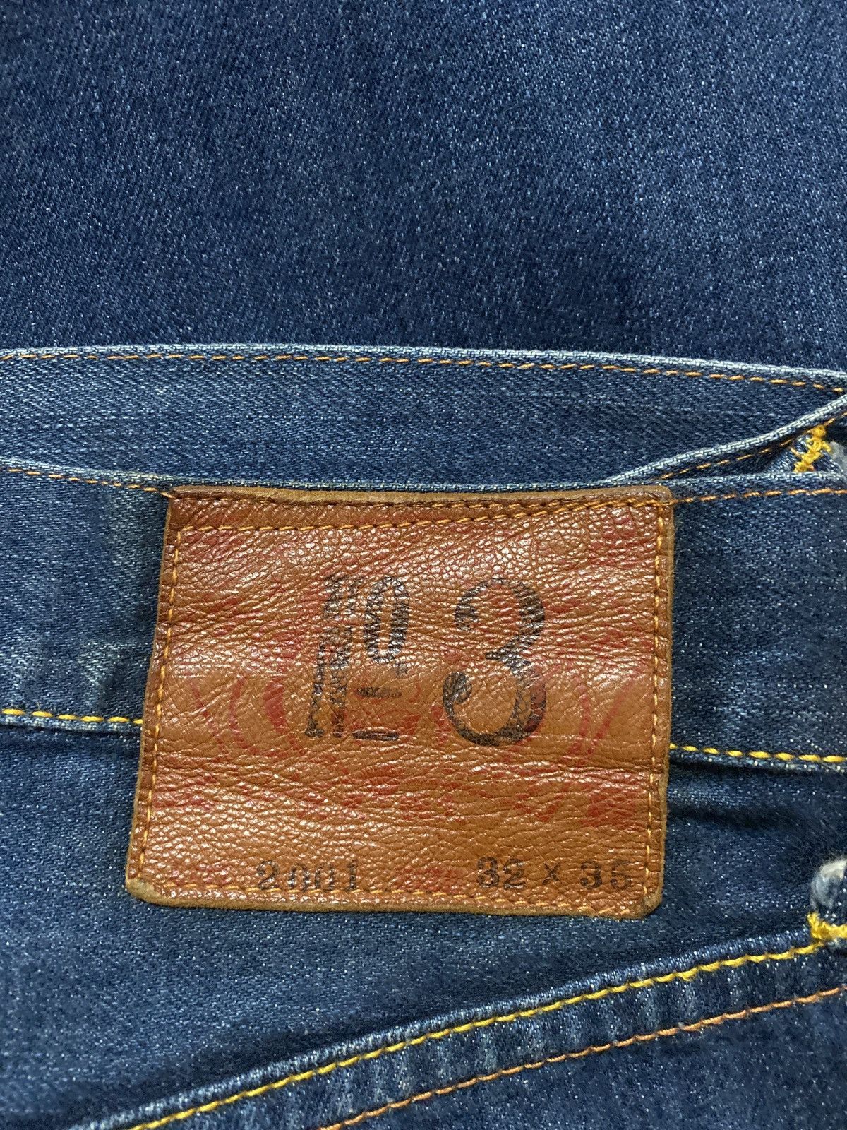Evisu Evisu Yellow Daicock Denim Jeans Size US 30 / EU 46 - 19 Thumbnail