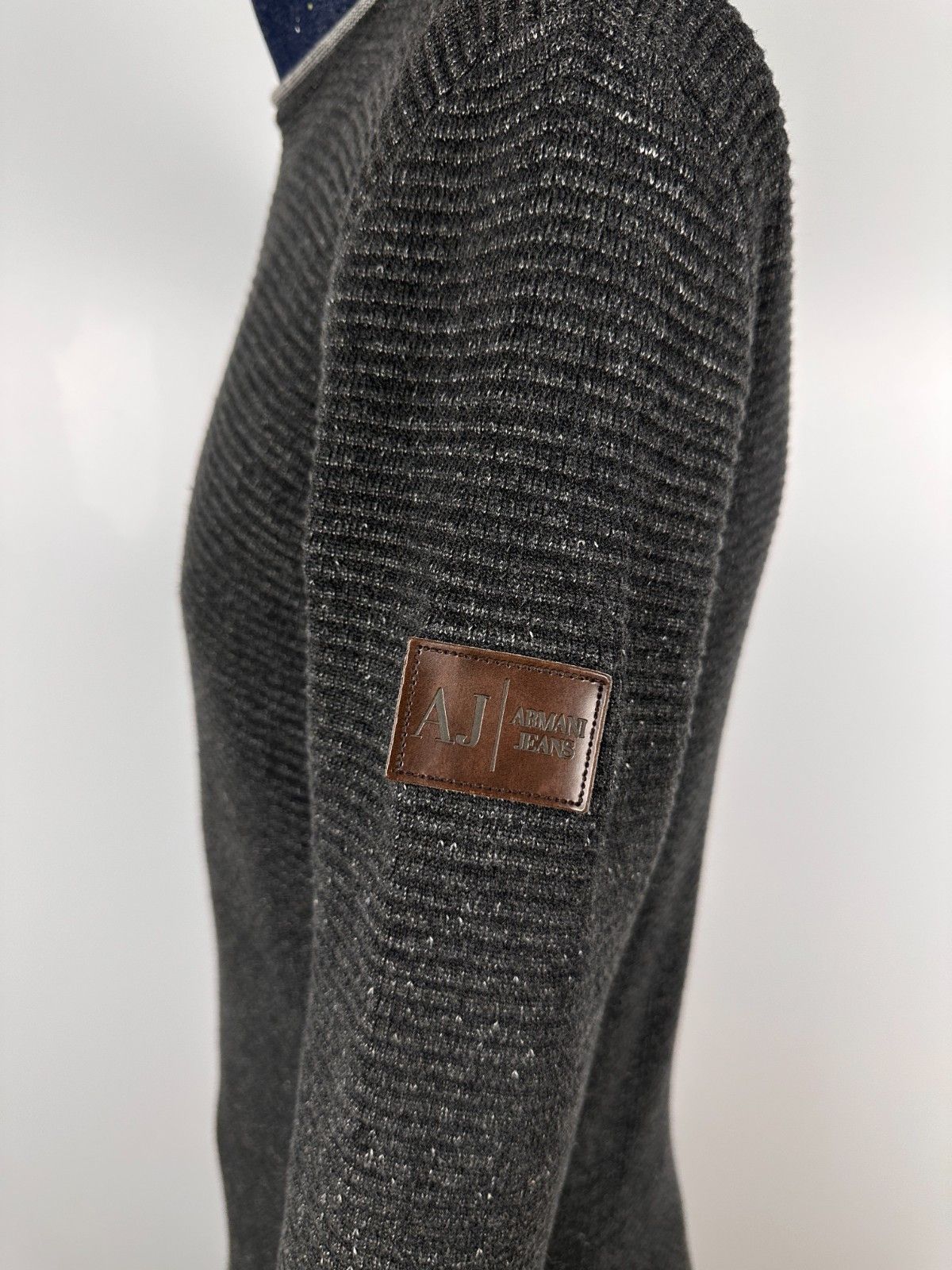 Armani Armani Jeans Men's Grey Knited Pullover Sweater Size L Size US L / EU 52-54 / 3 - 5 Thumbnail
