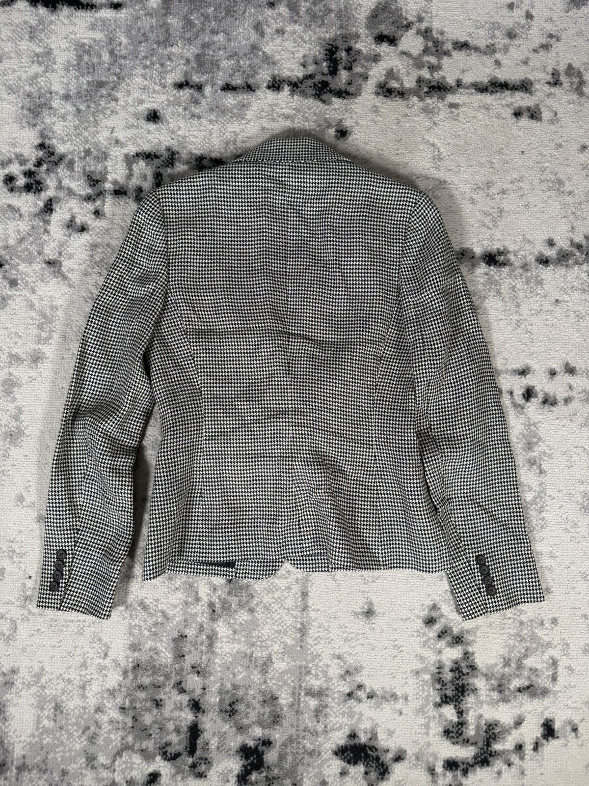 Ralph Lauren Vintage Made in Italy Ralph Lauren Linen Houndstooth Blazer Size M / US 6-8 / IT 42-44 - 4 Thumbnail