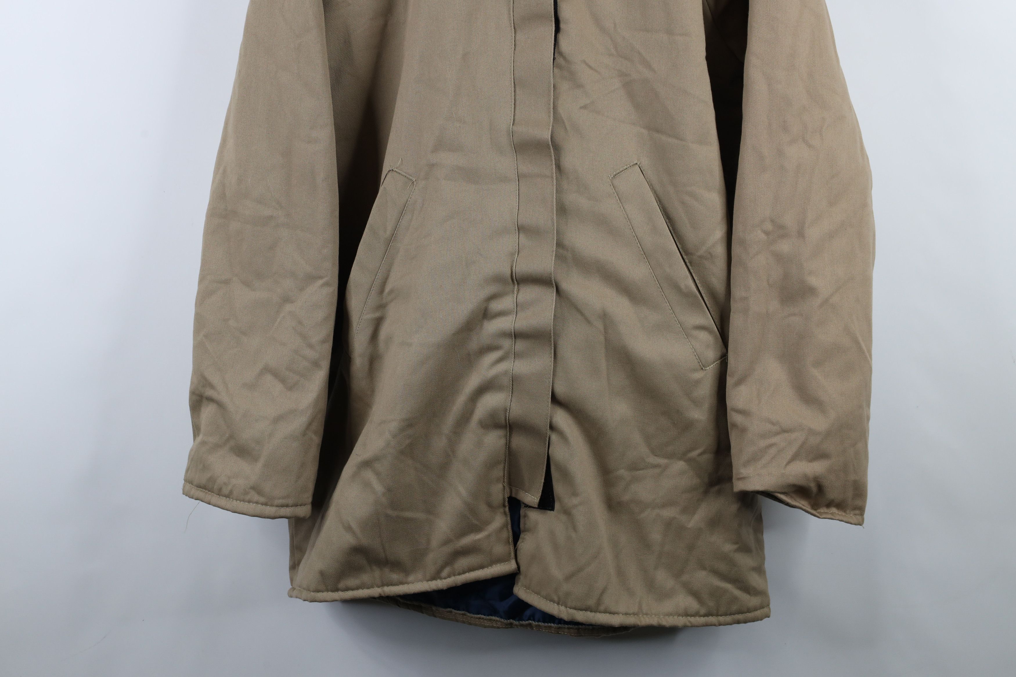 Vintage Vintage 90s Streetwear Hook and Loop Hooded Parka Jacket Size US L / EU 52-54 / 3 - 3 Thumbnail
