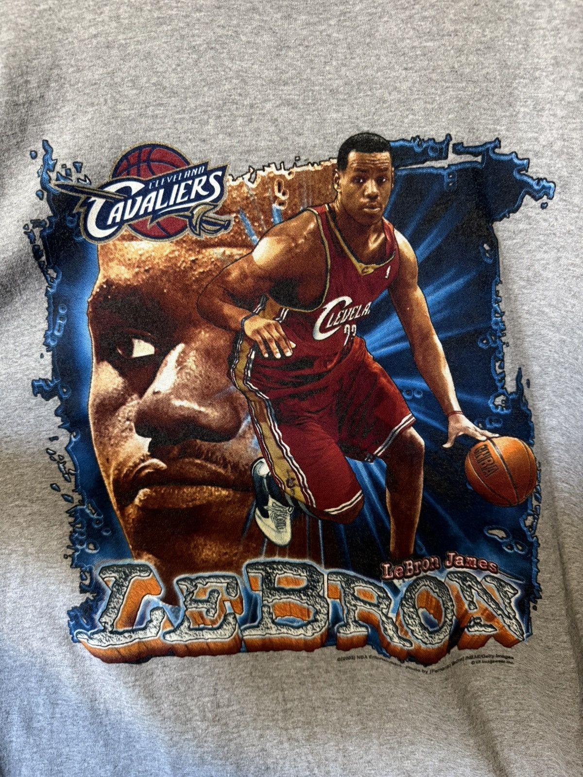 CSA XL Vintage 2003 Cleveland Cavaliers LeBron James NBA Coin Size US XL / EU 56 / 4 - 3 Thumbnail