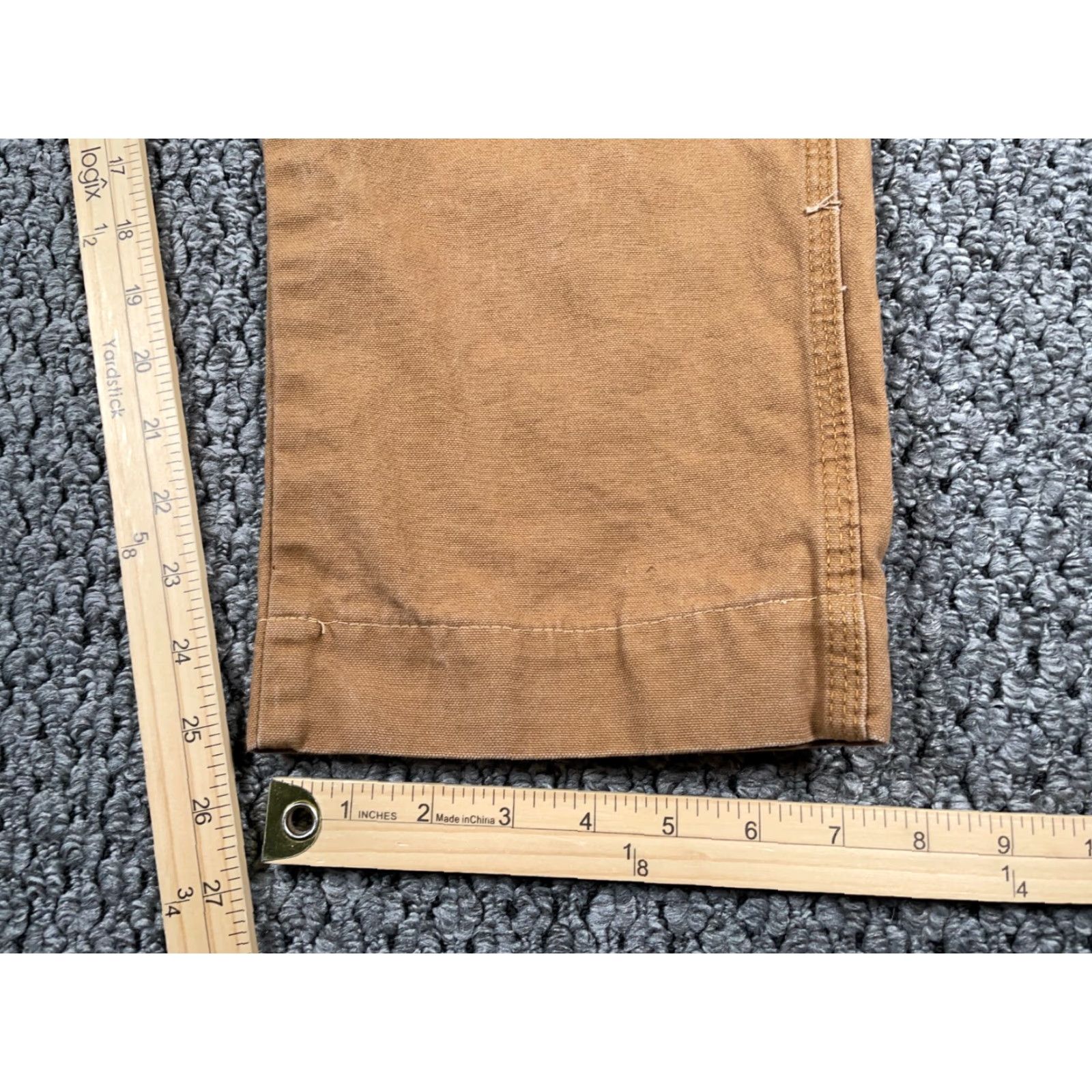 Dickies Dickies Distressed Canvas Carpenter Pants Men's 38 x 25 Brown Workwear Paint Size US 38 / EU 54 - 5 Thumbnail