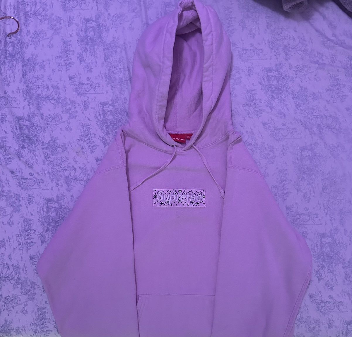Supreme FW19 Supreme Bandana Box Logo Hoodie Size US M / EU 48-50 / 2 - 1 Thumbnail